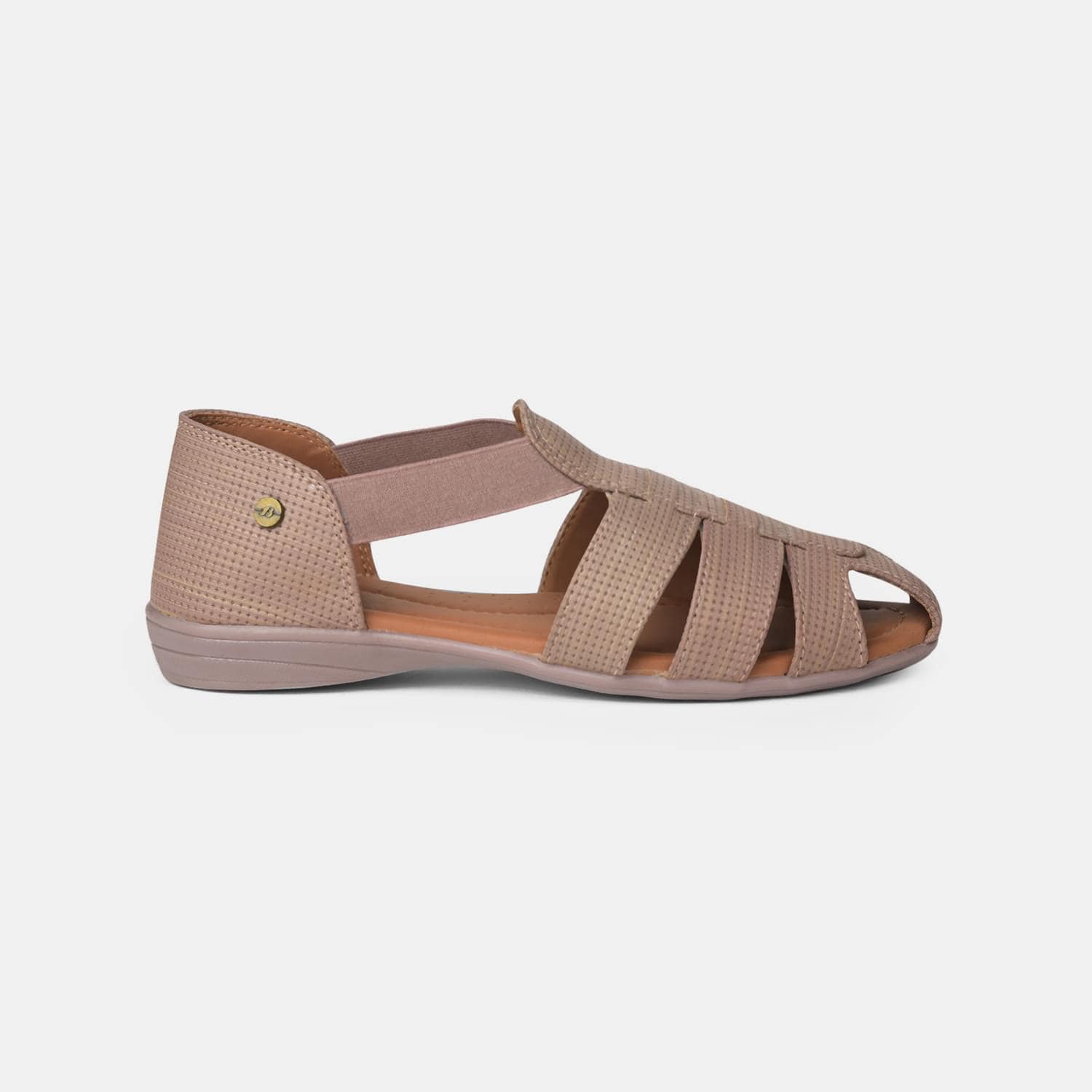 BATA LIGHT BROWN SLIP-ON CASUAL SHOES FOR WOMEN