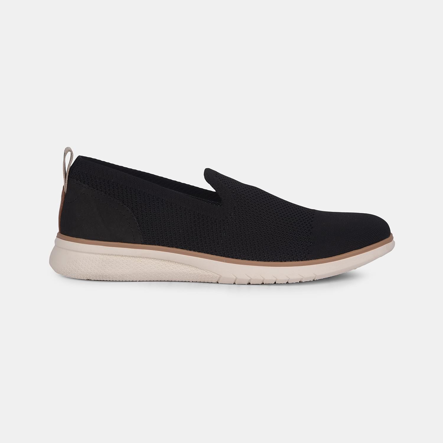 Hush Puppies Black Slip On Casual Shoes For Women
