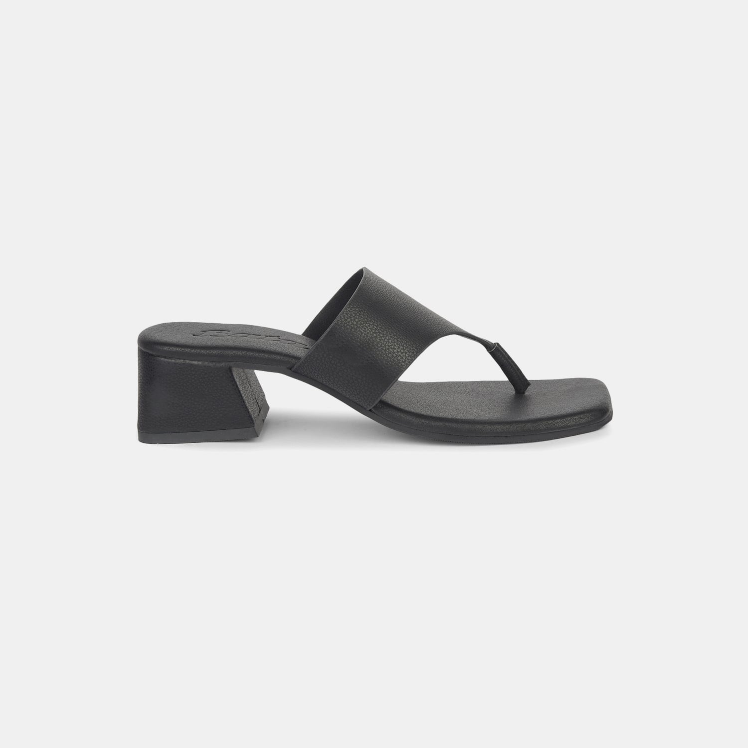 Bata Black Thong For Women