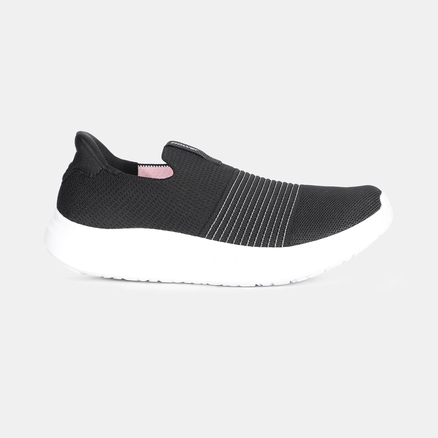 Power Black Walking Shoes For Women
