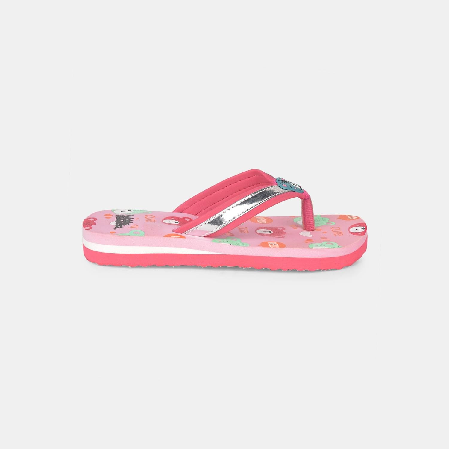 Bubblegummers pink flip flops for kids