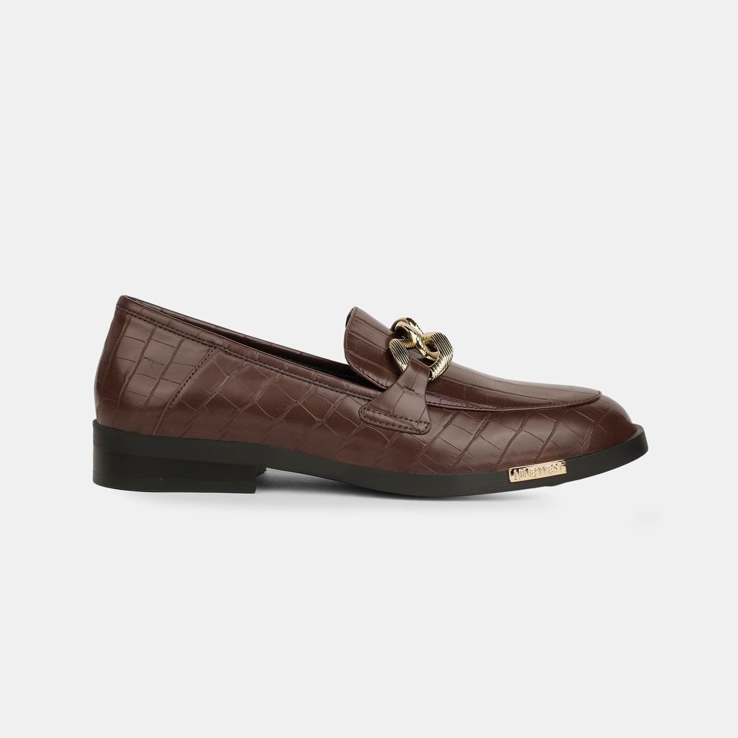 NINE WEST BROWN LOAFER FOR WOMEN