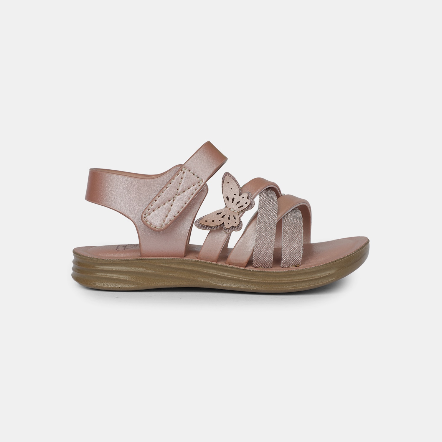 Bubblegummers Rose Gold Sandal For Kids
