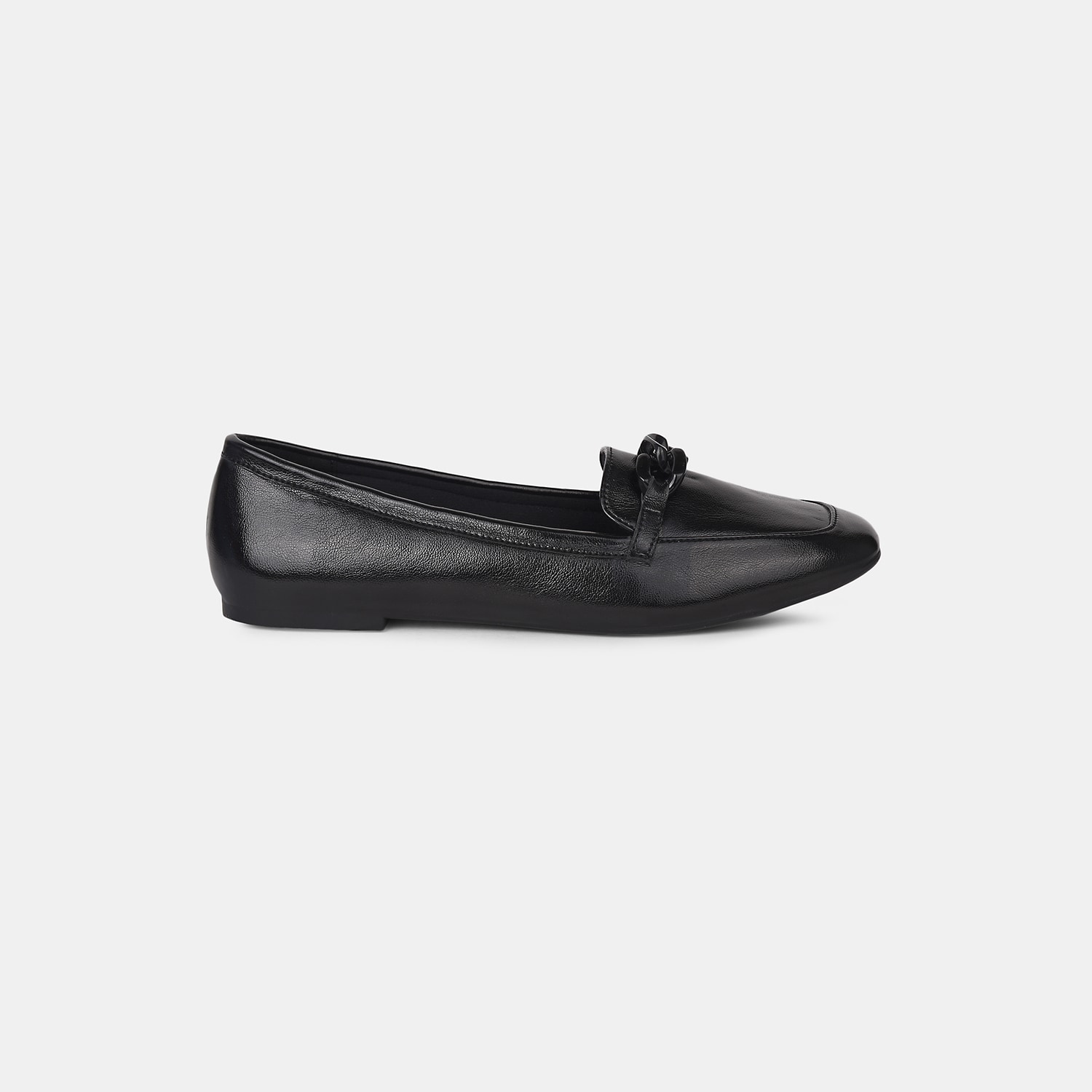Bata Black Loafers For Women