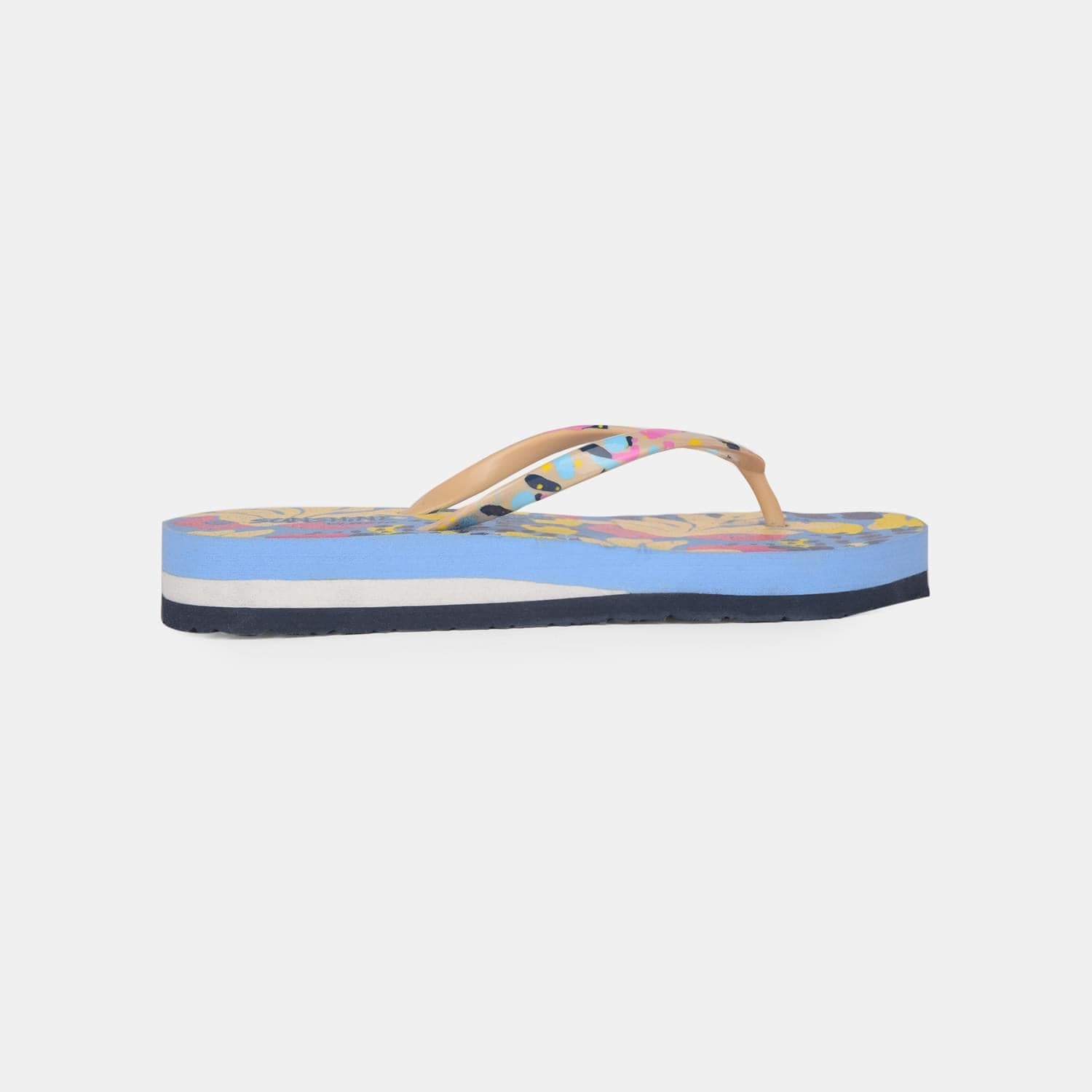 Bata Sunshine Blue Flip-Flops for Women