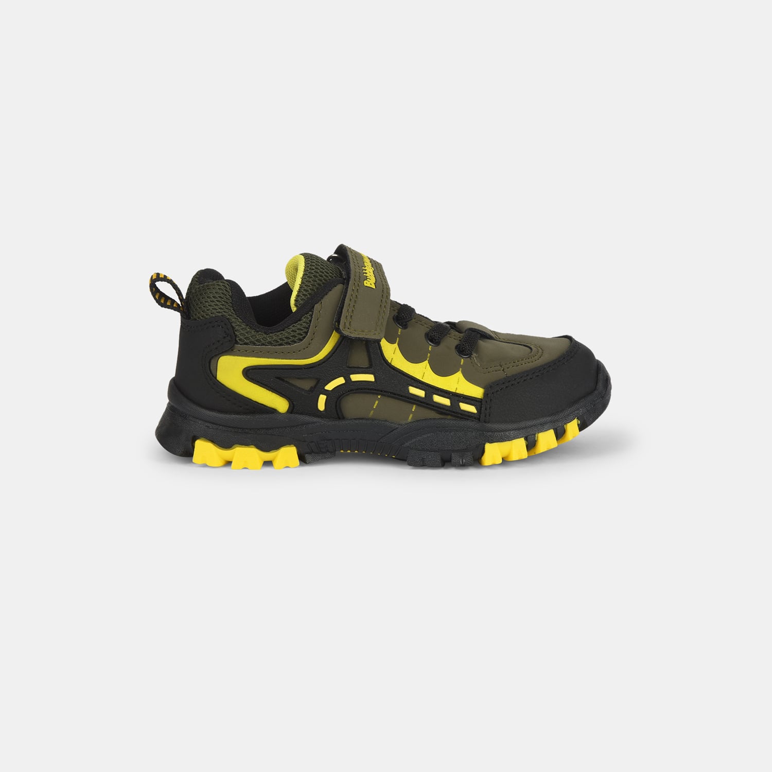 Bubblegummers Olive Casual Lace-Up Shoes For Boys