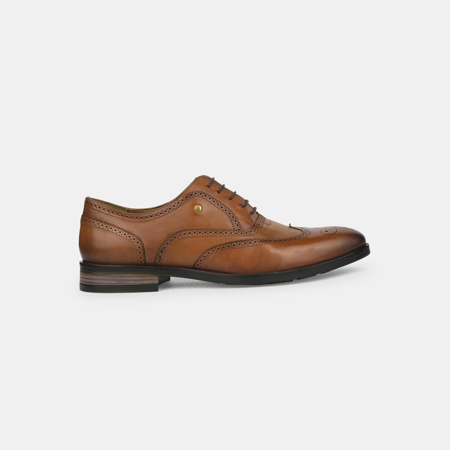 Hush Puppies Tan Oxford Formal Shoes For Men