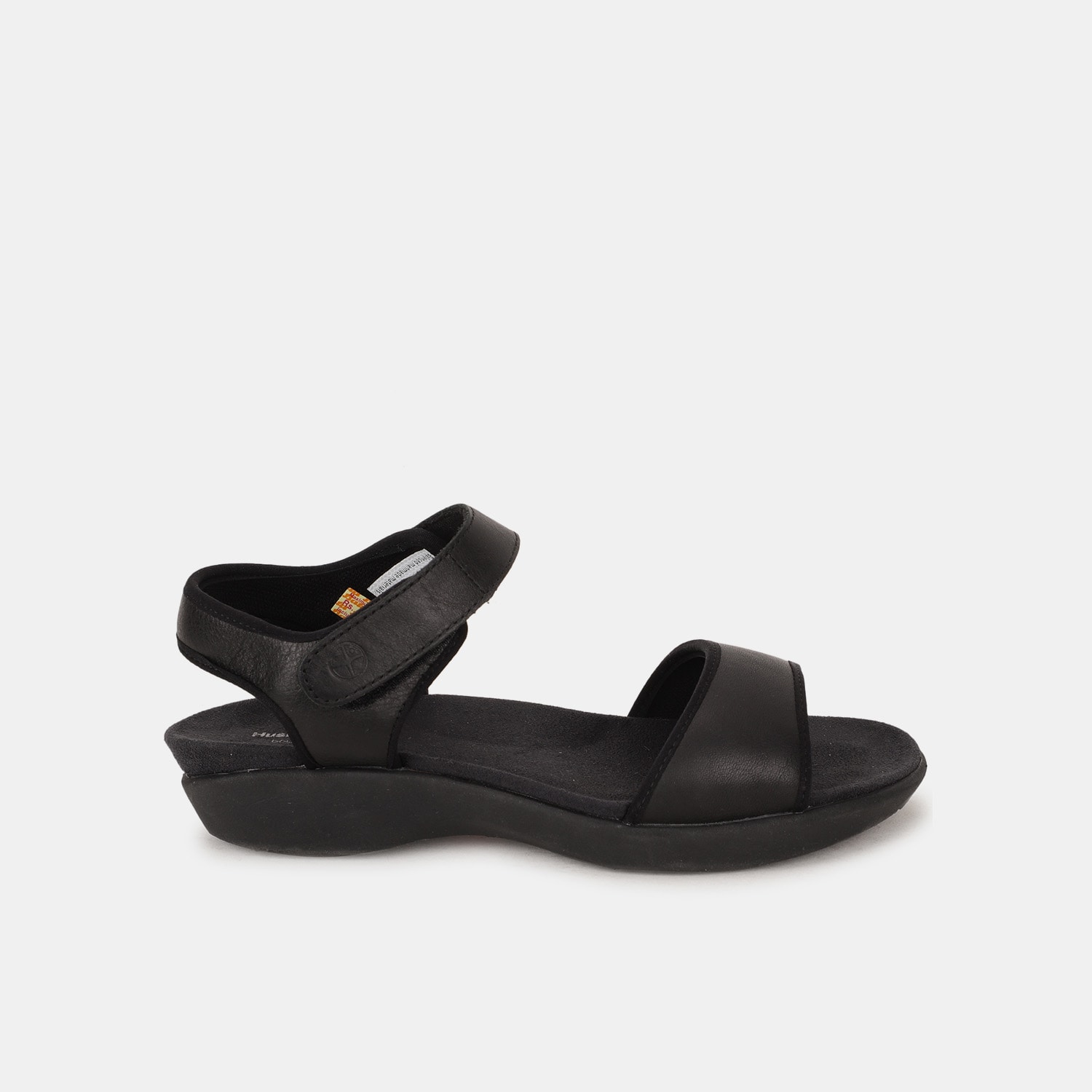 Hush Puppies Black Flat Sandals For Women