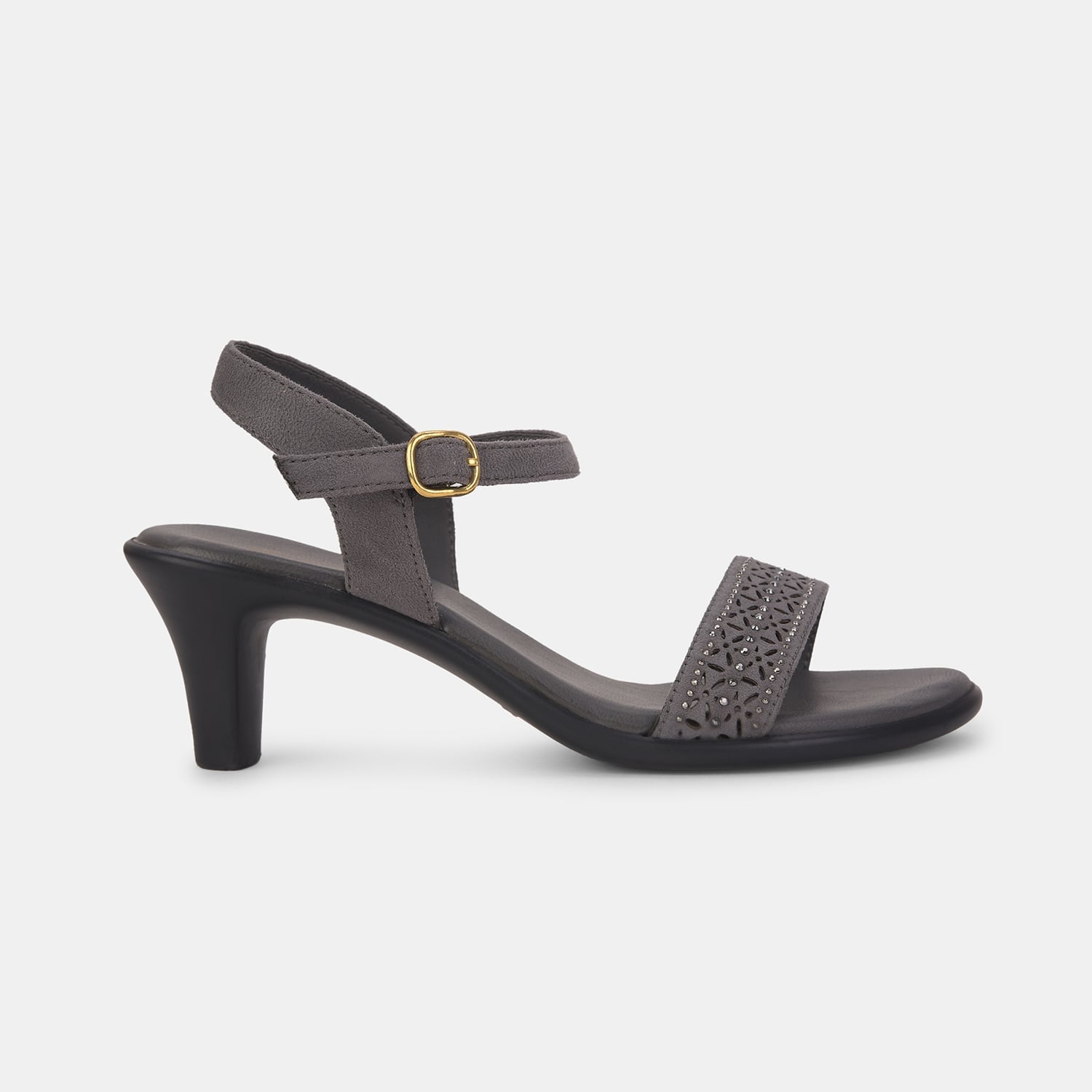 Bata grey heels for women