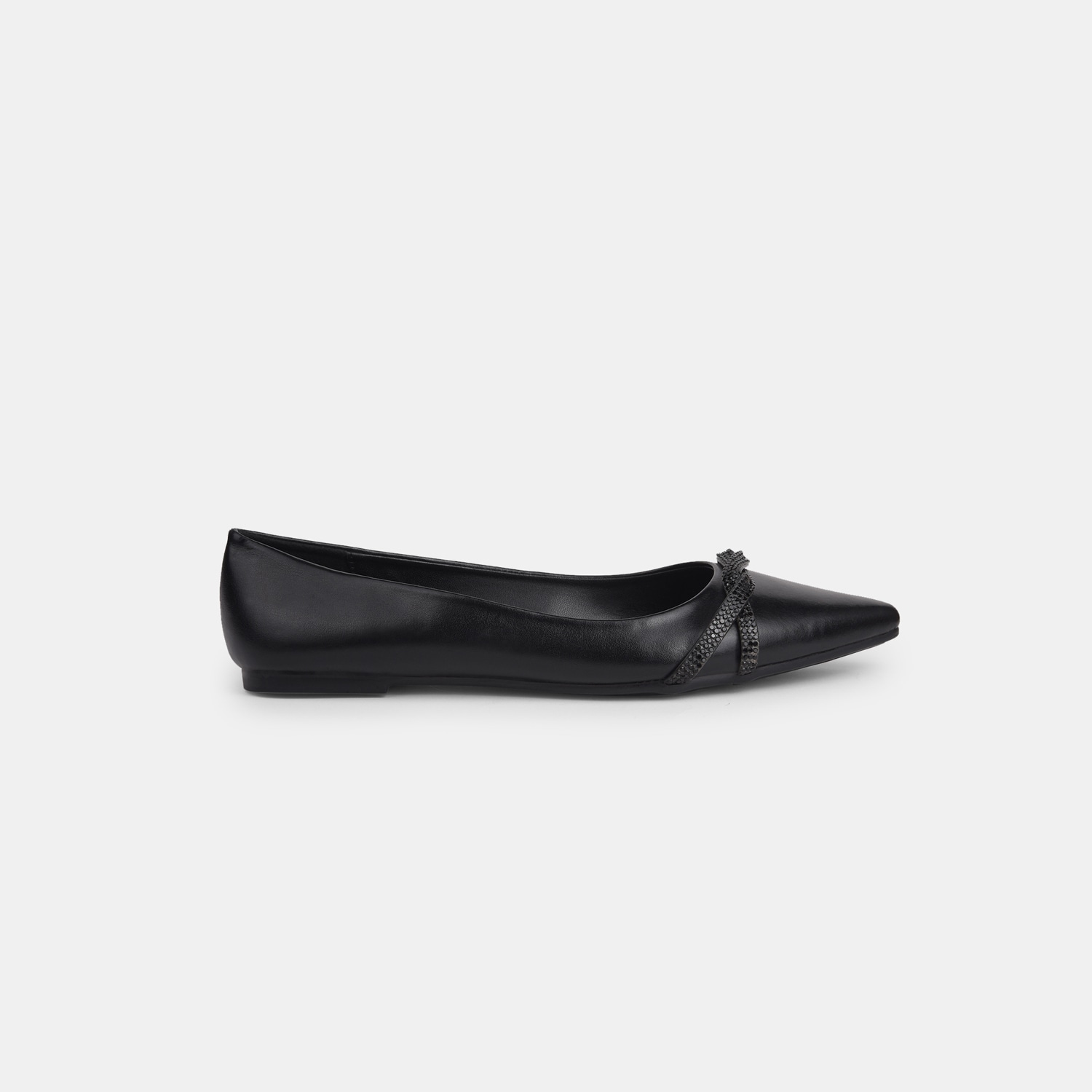 Bata Black Ballerina For Women