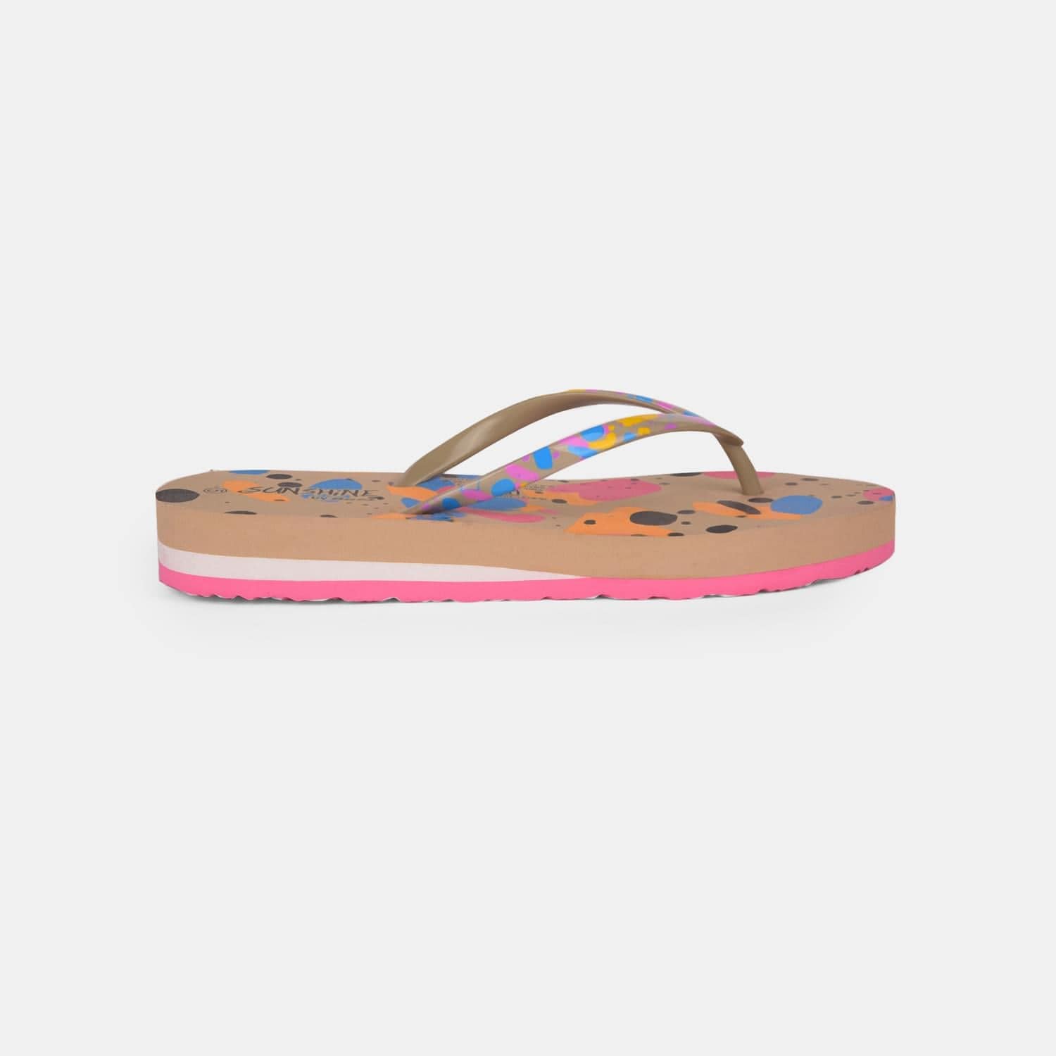 Bata Sunshine Yellow Flip-Flops for Women