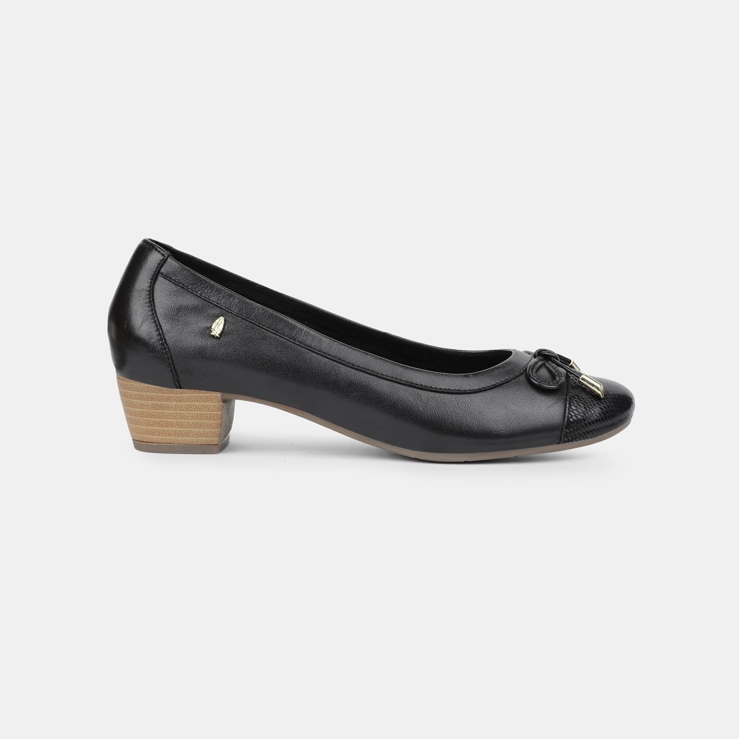Hush Puppies Black Ballerina For Women