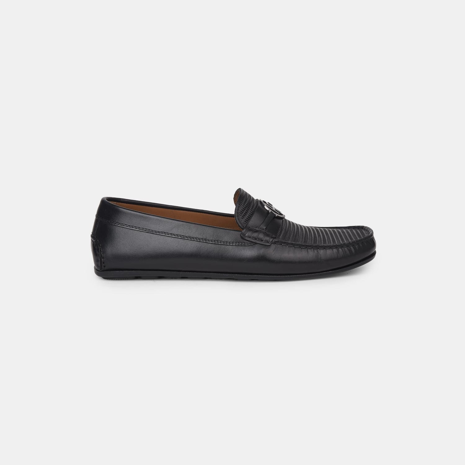 Hush Puppies Black Loafers For Men