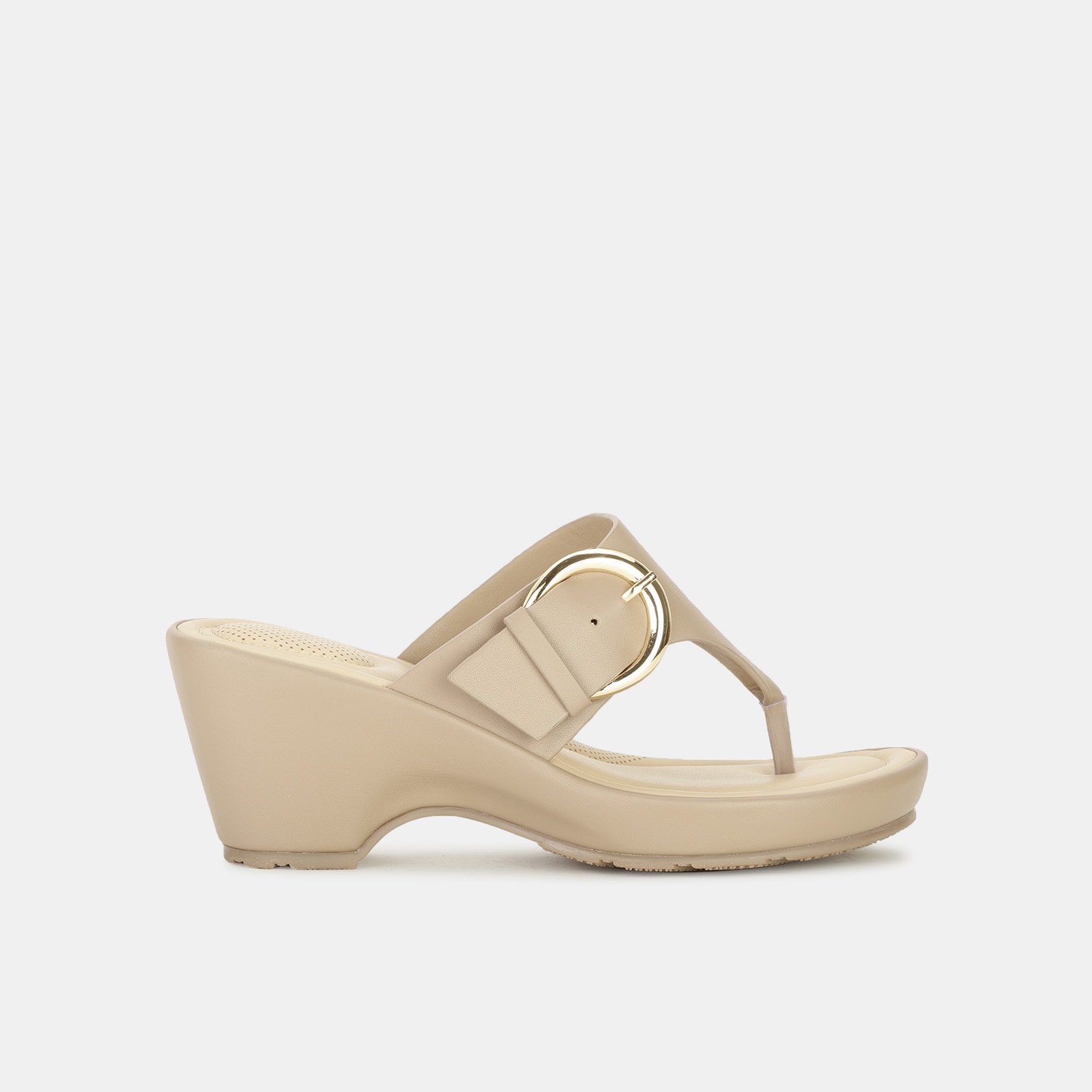 Bata comfit brown mule for women high hh 51 mm up