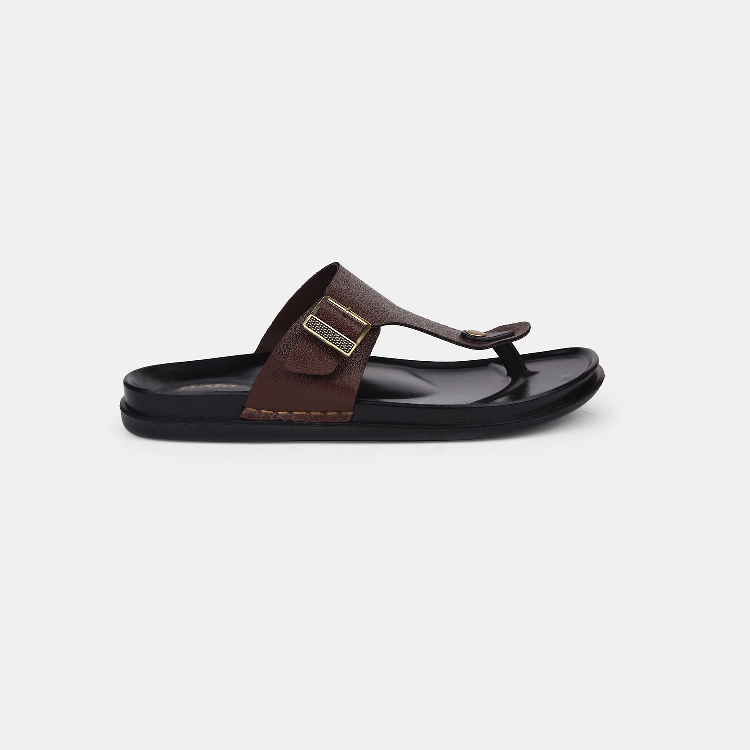 Bata Dark Brown Slippers For Men