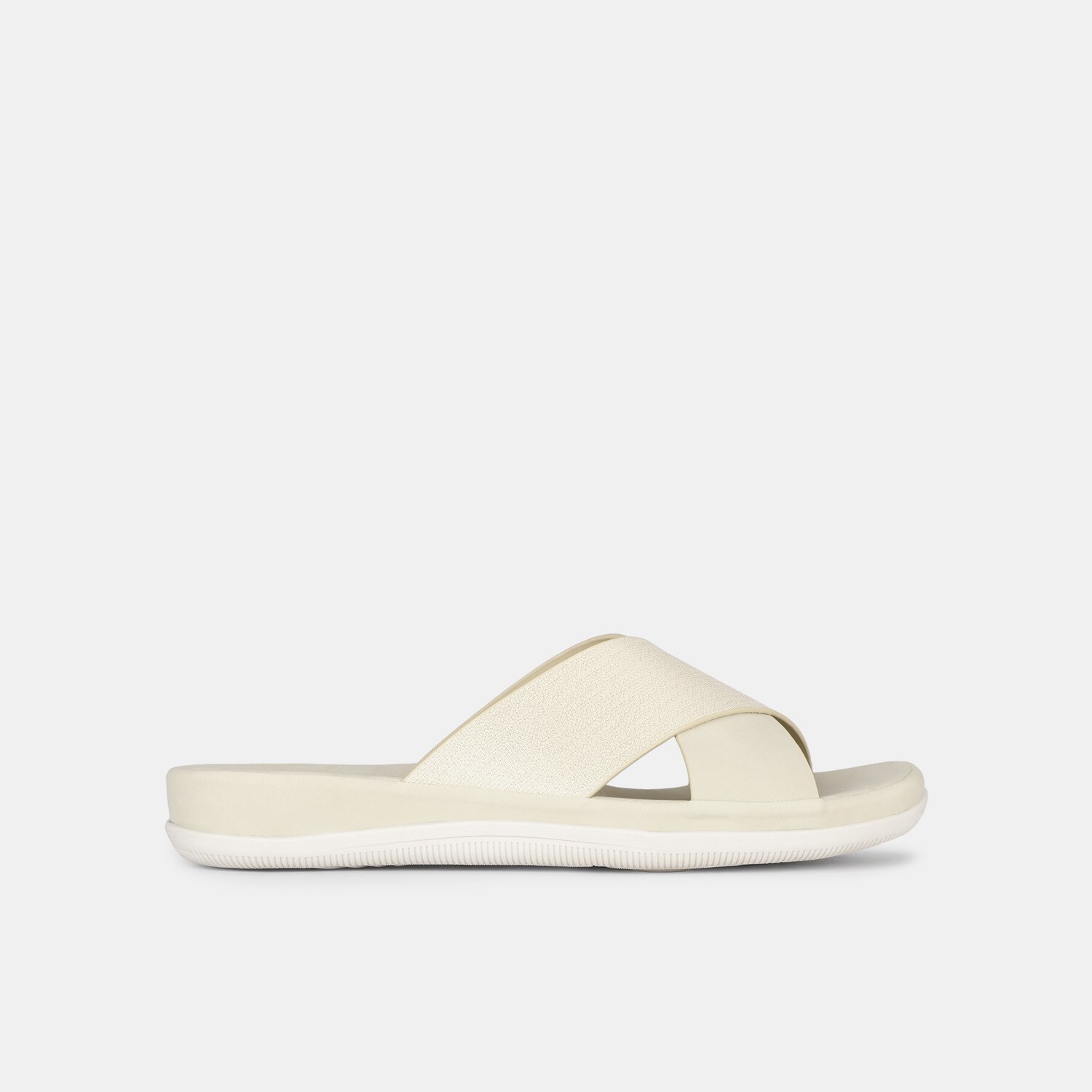 Bata comfit beige casual mule slippers for women