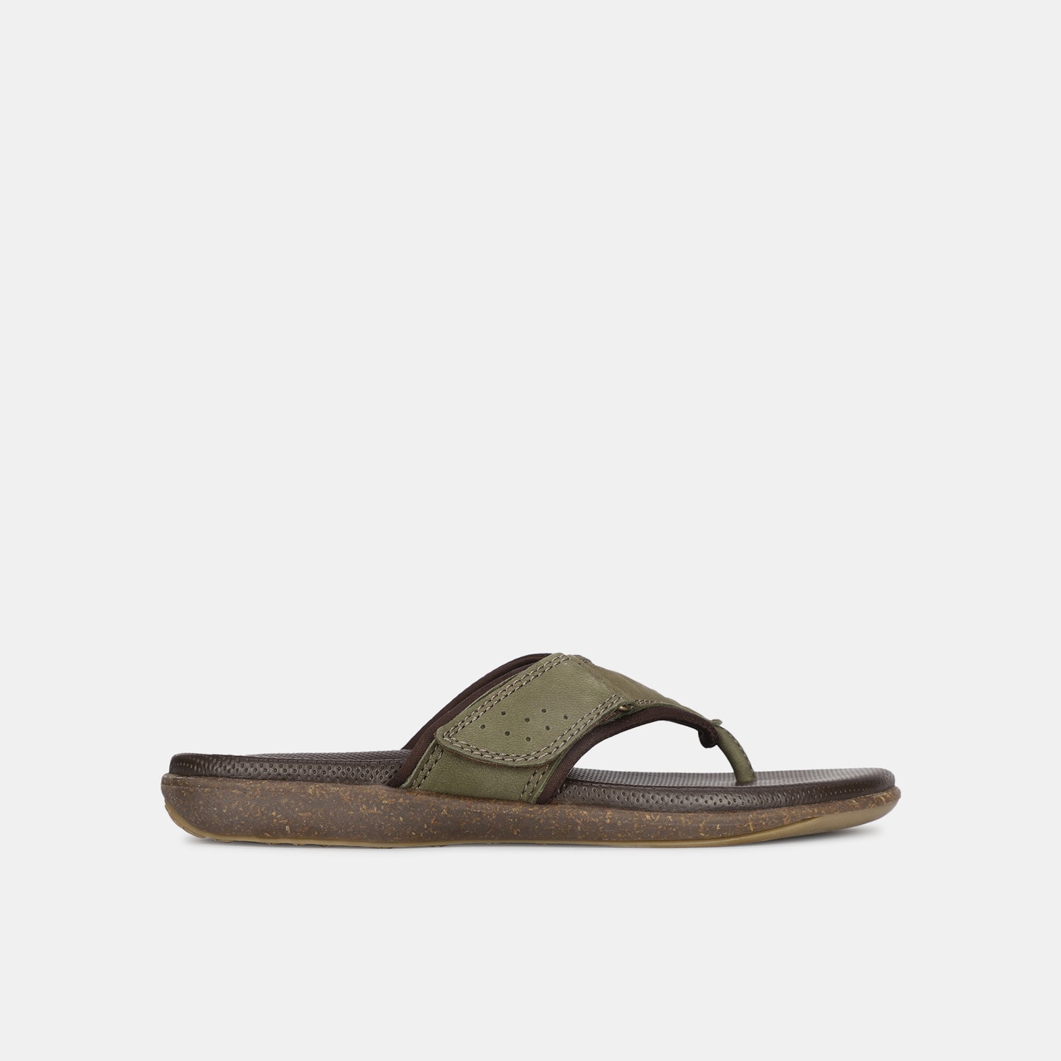 Hush Puppies Olive Everyday Lifestyle Flip Flop For Men