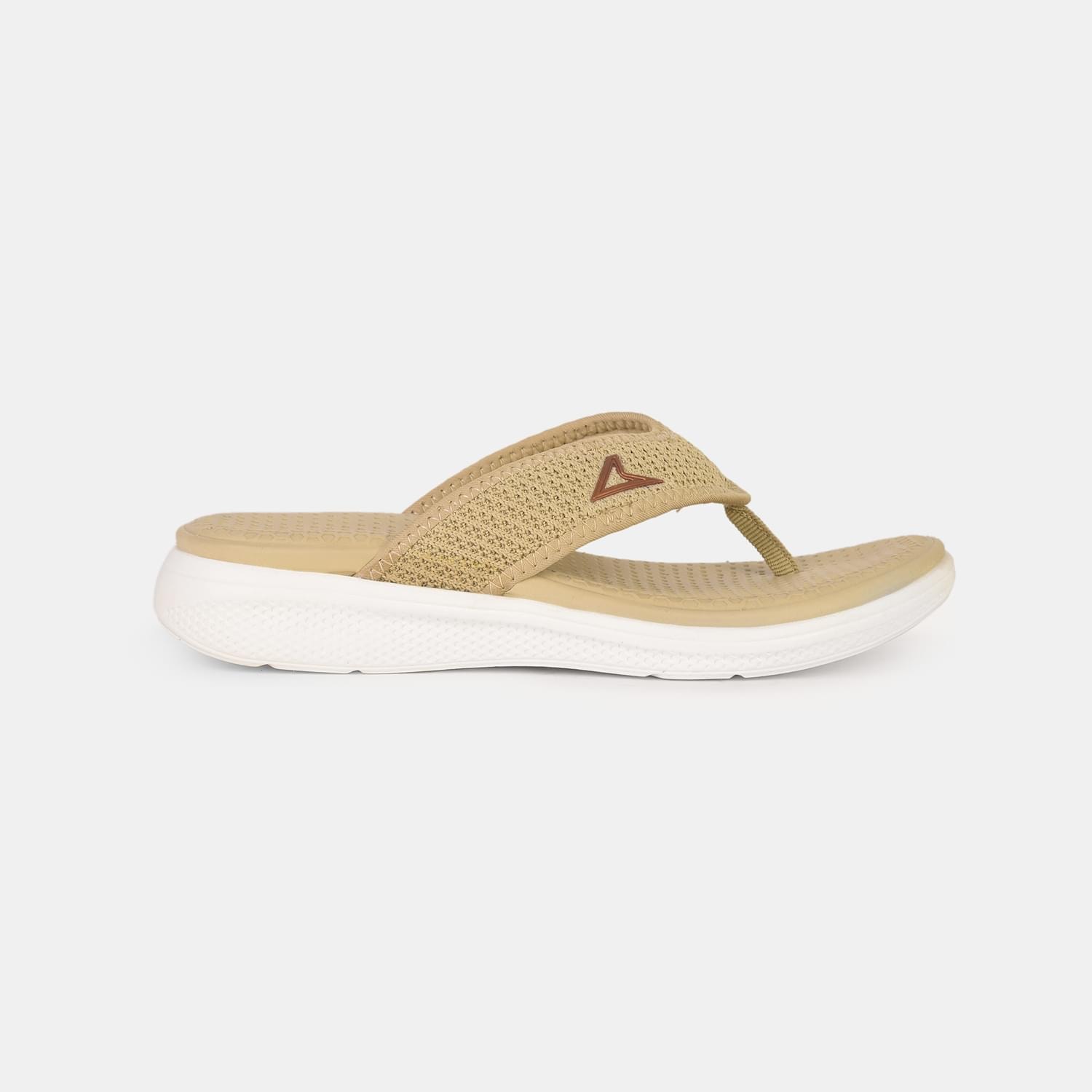 Power Beige Flip Flops For Women