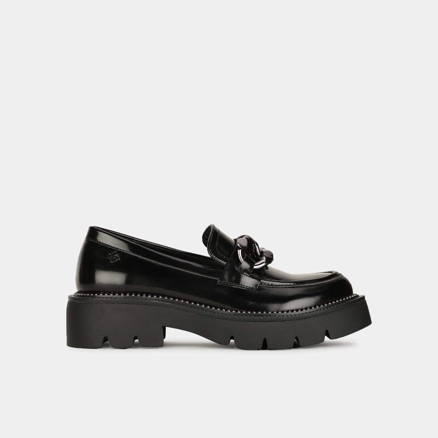Bata black casual monk shoes for women