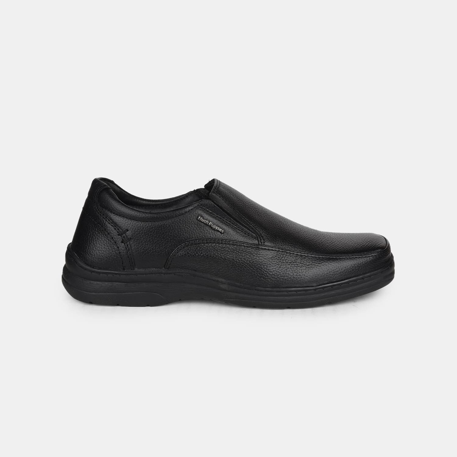Hush Puppies Black Slip On Formal Shoes For Men