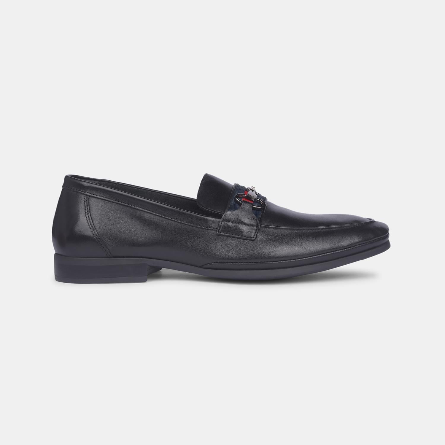 RED LABEL BLACK FORMAL SHOES FOR MEN