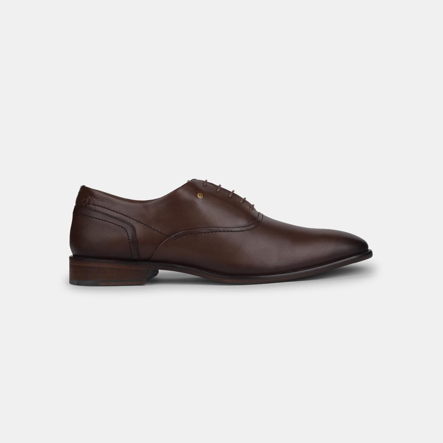Hush Puppies Brown Oxford Formal Shoes For Men