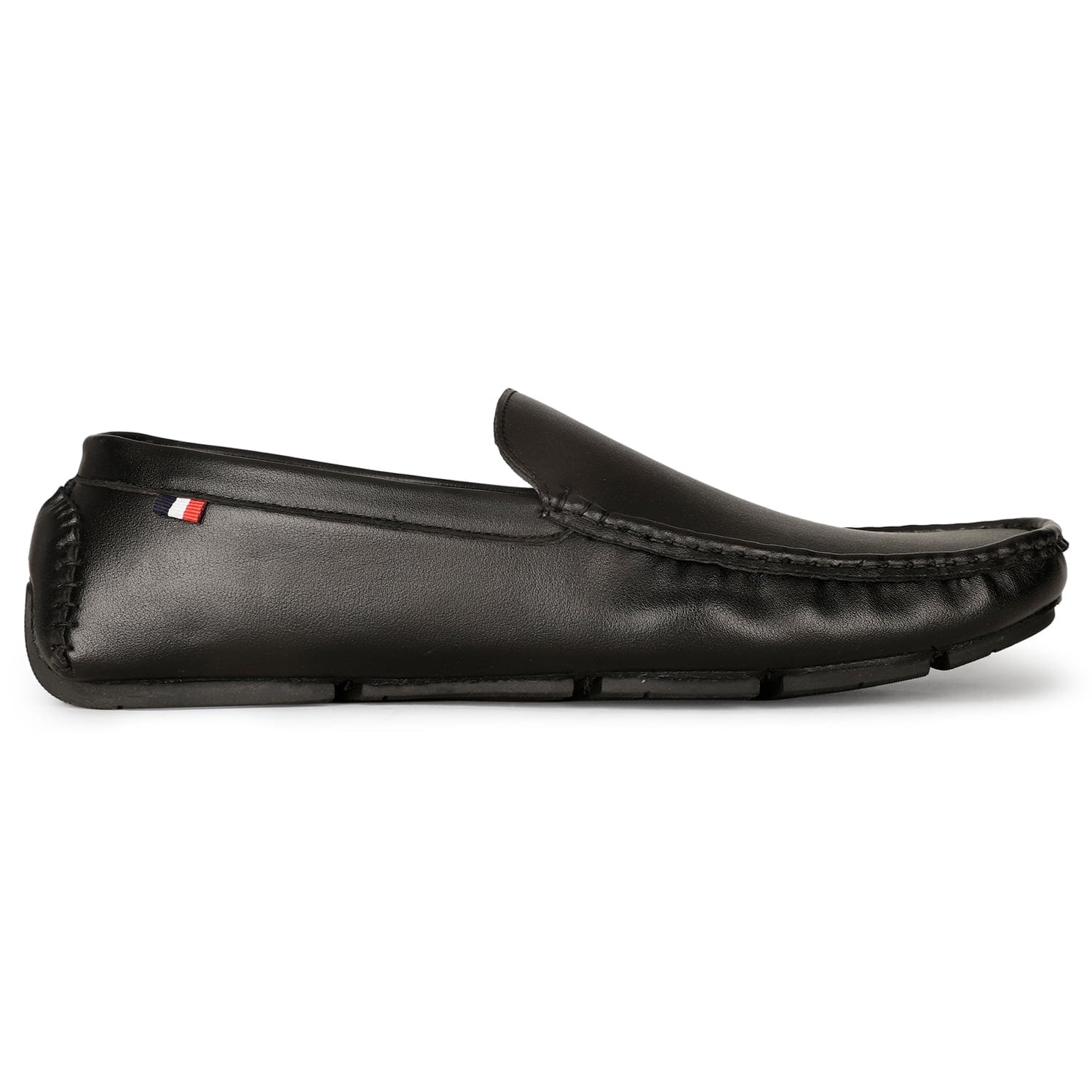 Red Label Black Loafers For Men