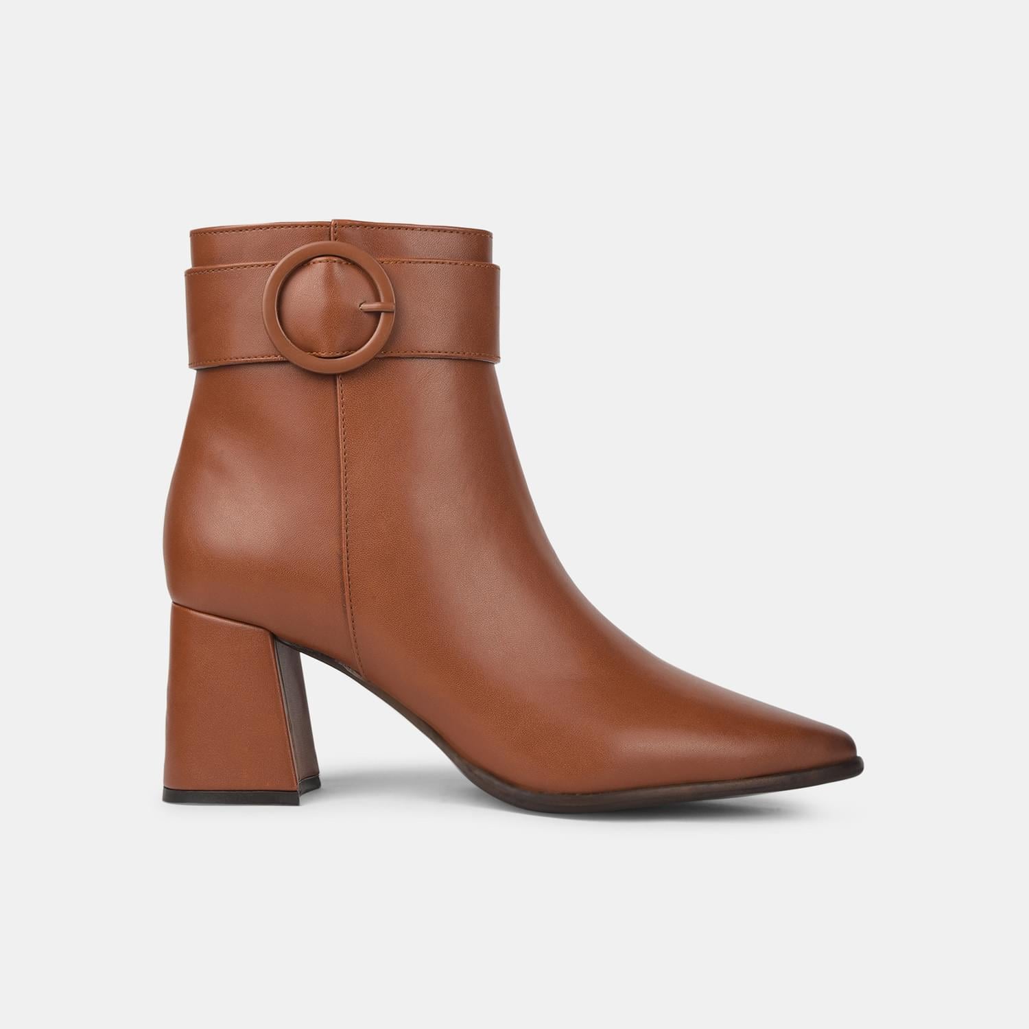 RED LABEL LIGHT BROWN BOOTS FOR WOMEN