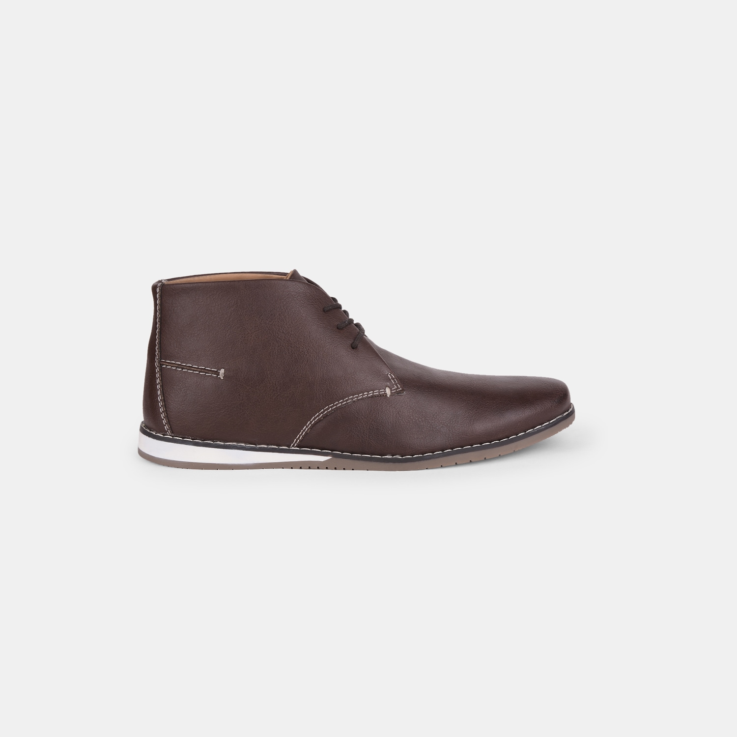 Bata Dark Brown Boots For Men