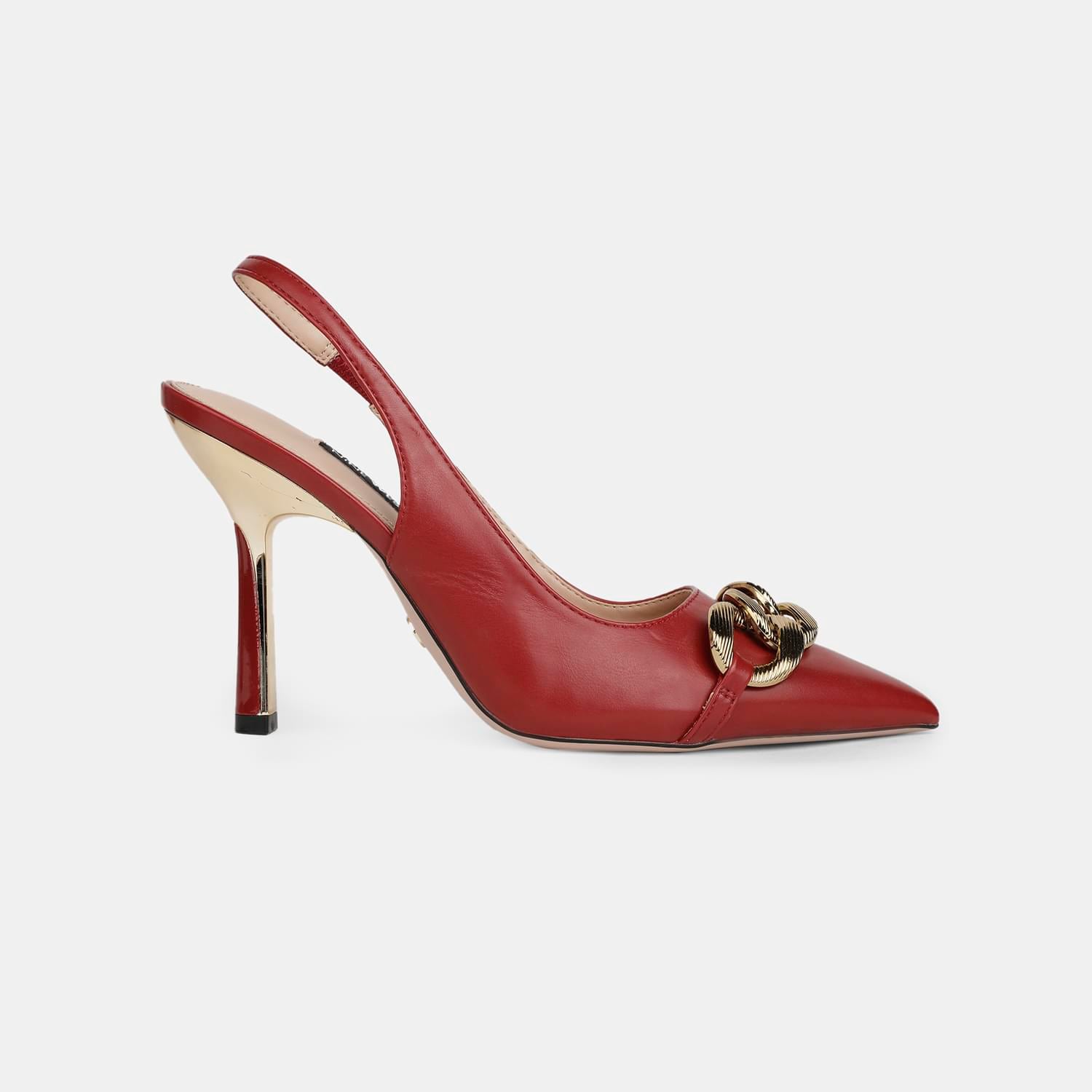 NINE WEST RED SANDAL FOR WOMEN
