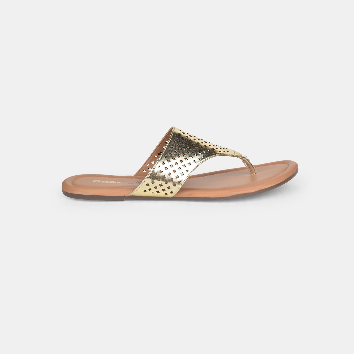 Bata white flats for women