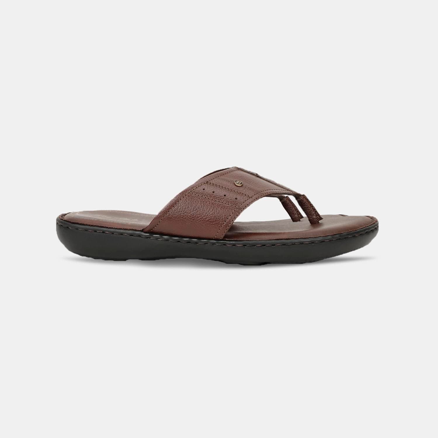 BATA DARK BROWN THONG FOR MEN