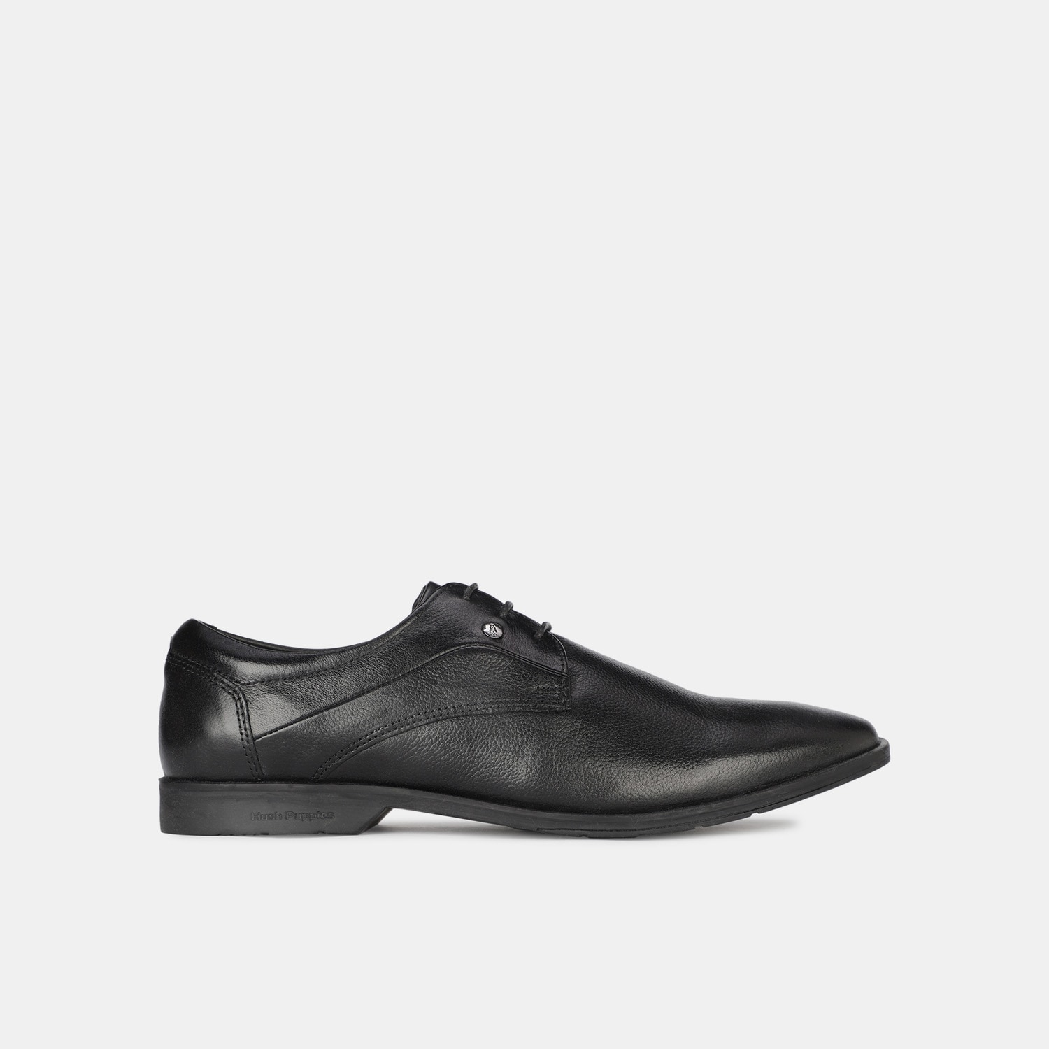 Hush Puppies Black Derby Formal Shoes For Men