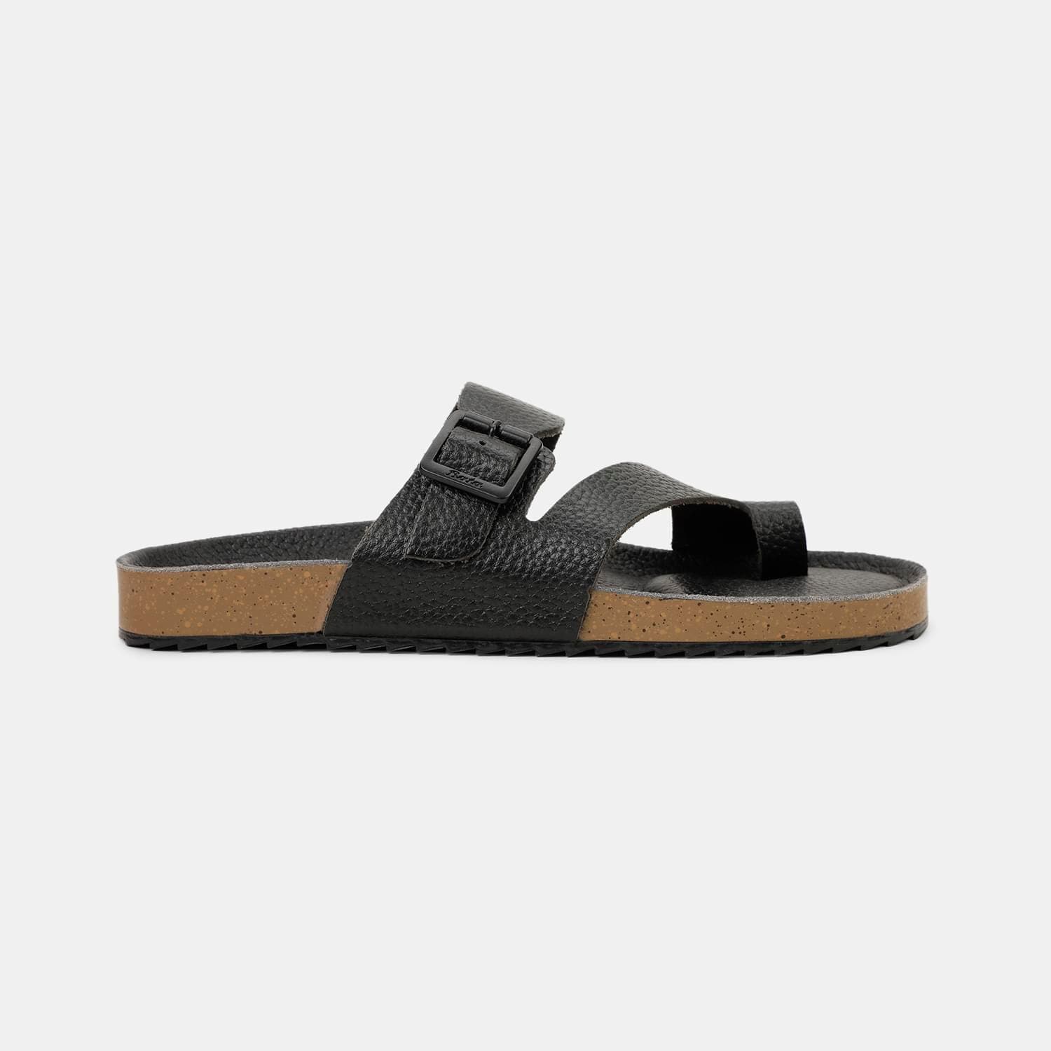 BATA BLACK SLIPPERS FOR MEN