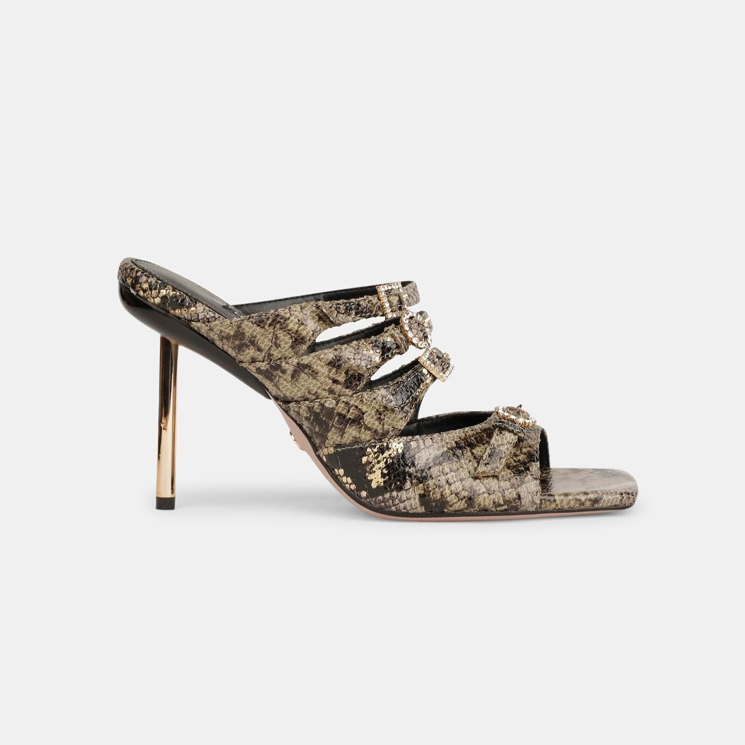 NINE WEST BROWN MULE FOR WOMEN
