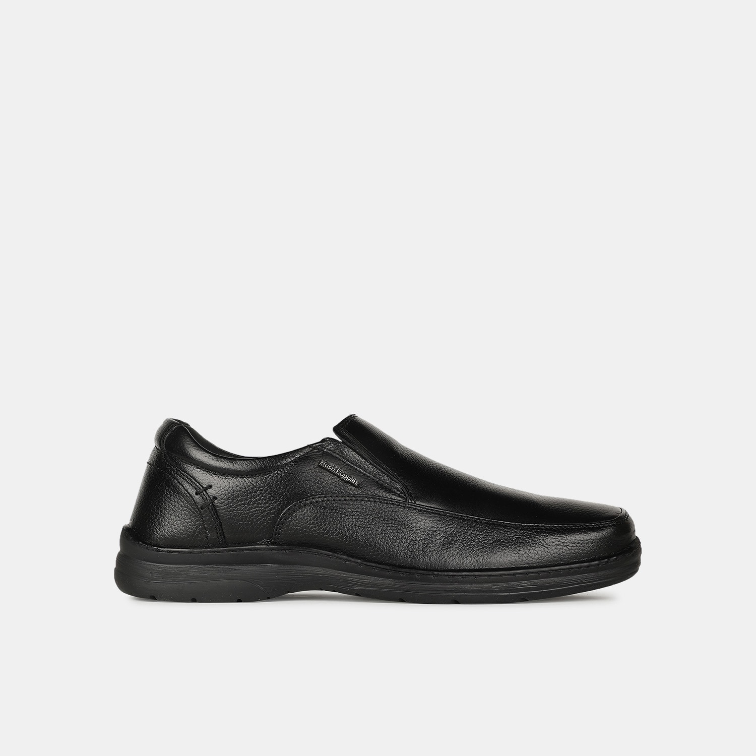 Hush Puppies Black Slip On Formal Shoes For Men