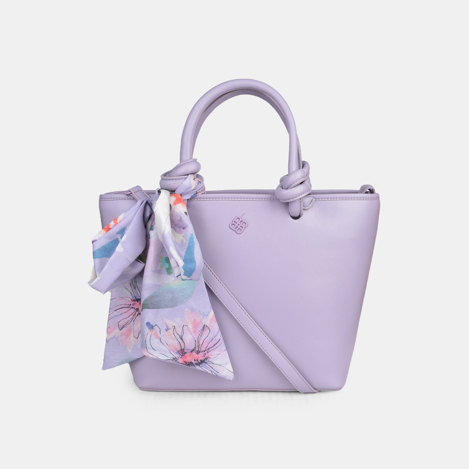Bata Red Label Purple Handbag For Women