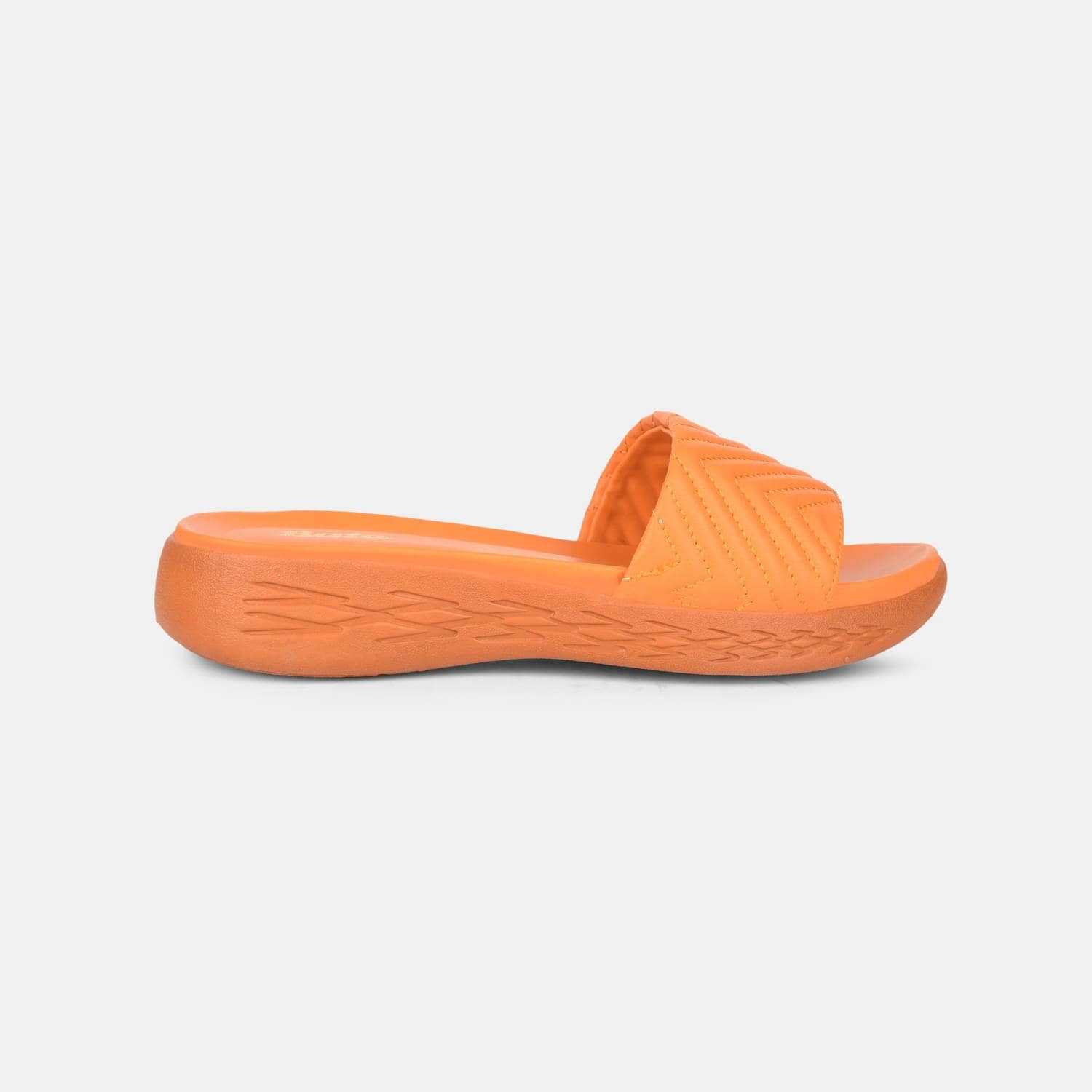 Bata Orange Flat Mules for Women