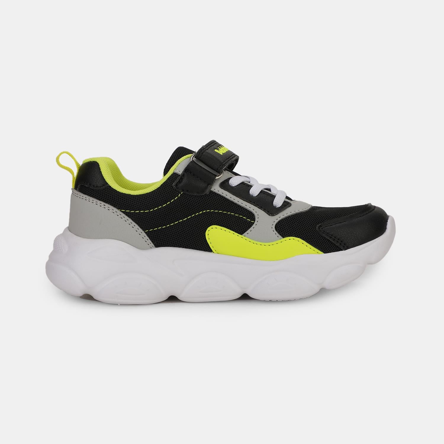 Bubblegummers black sport shoes for kids
