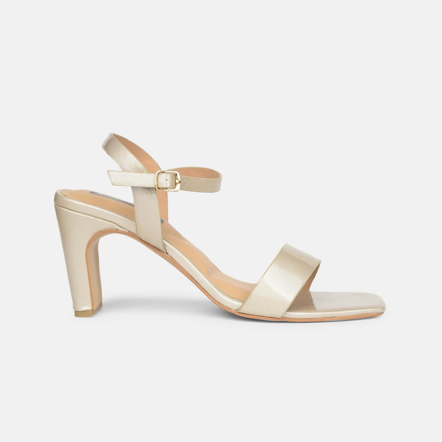 RED LABEL BEIGE SANDALS FOR WOMEN