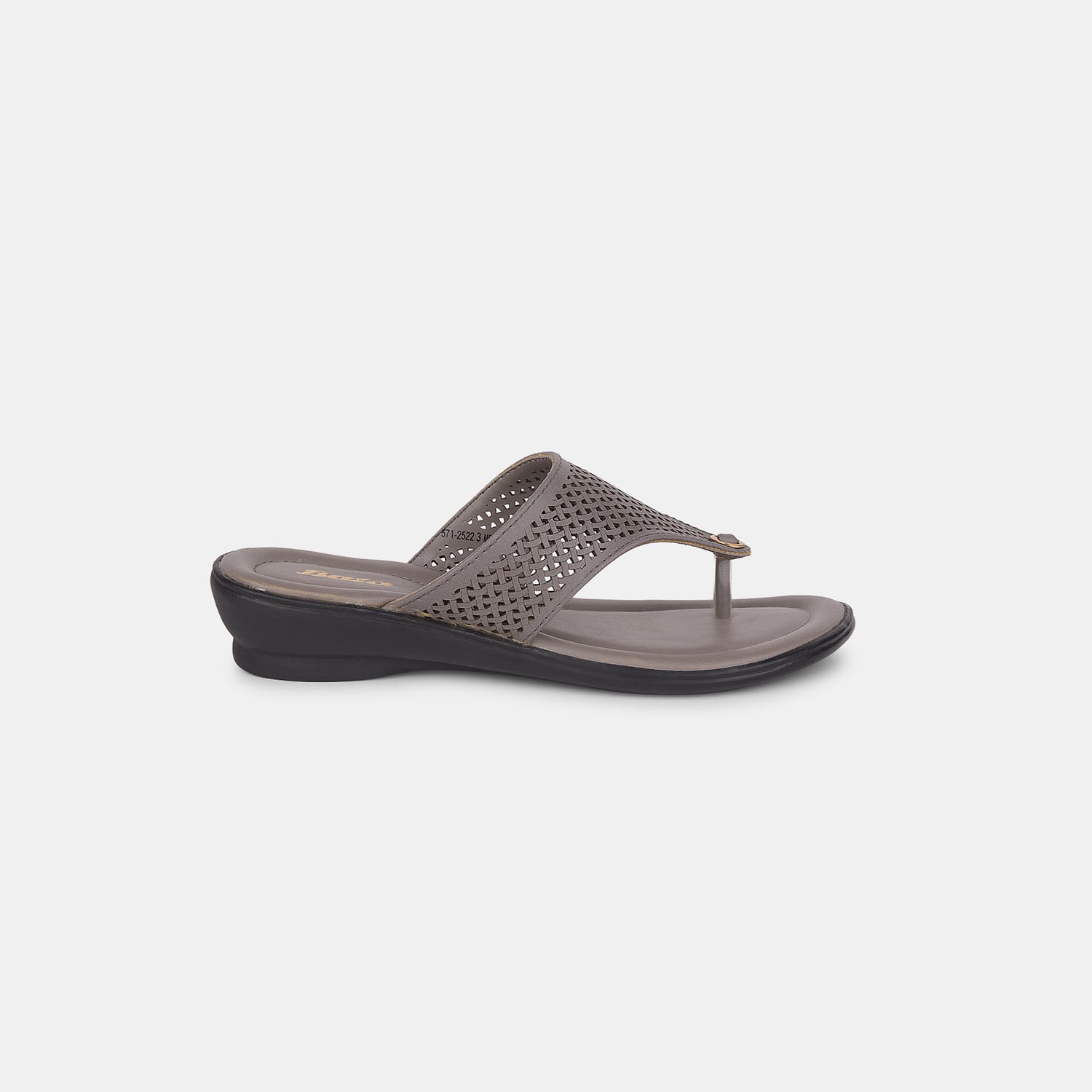 Bata Grey Thongs For Women