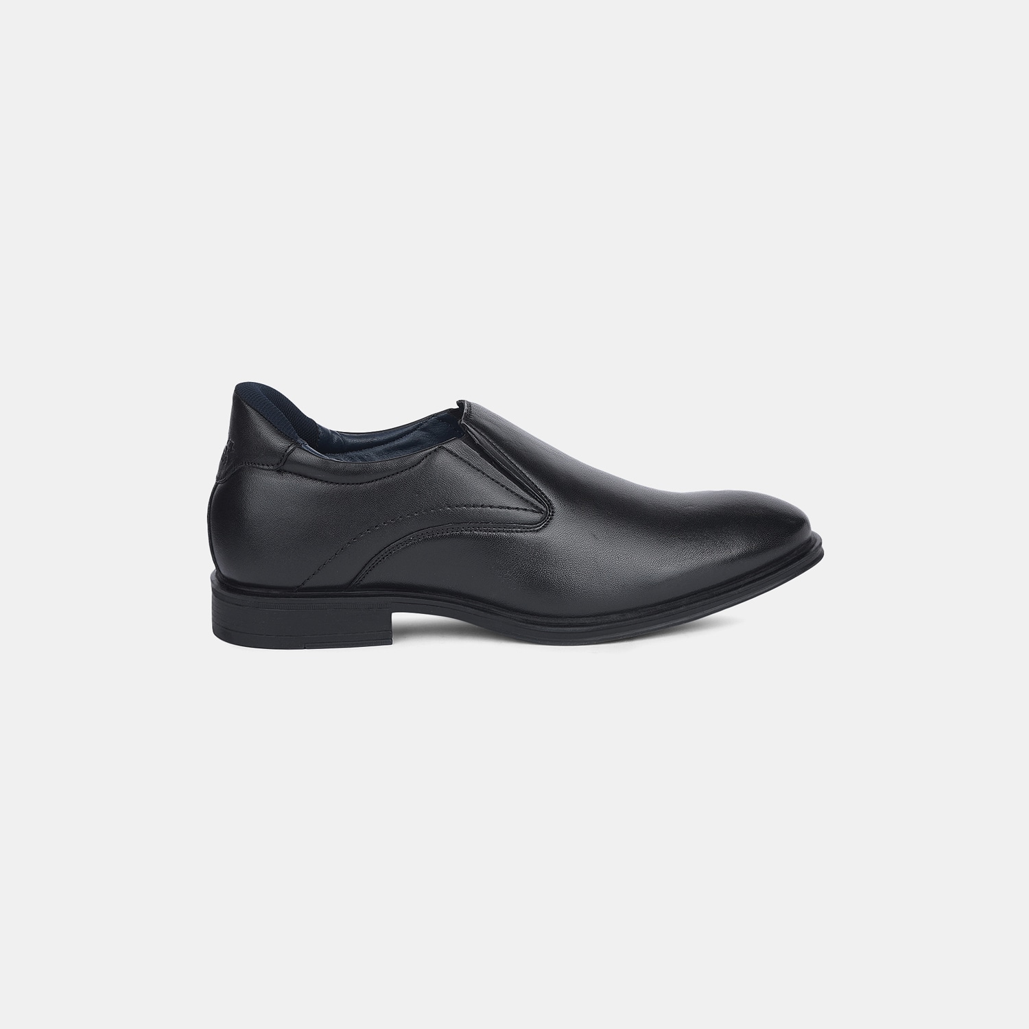 Bata Black Formal Slip-On Shoes For Men