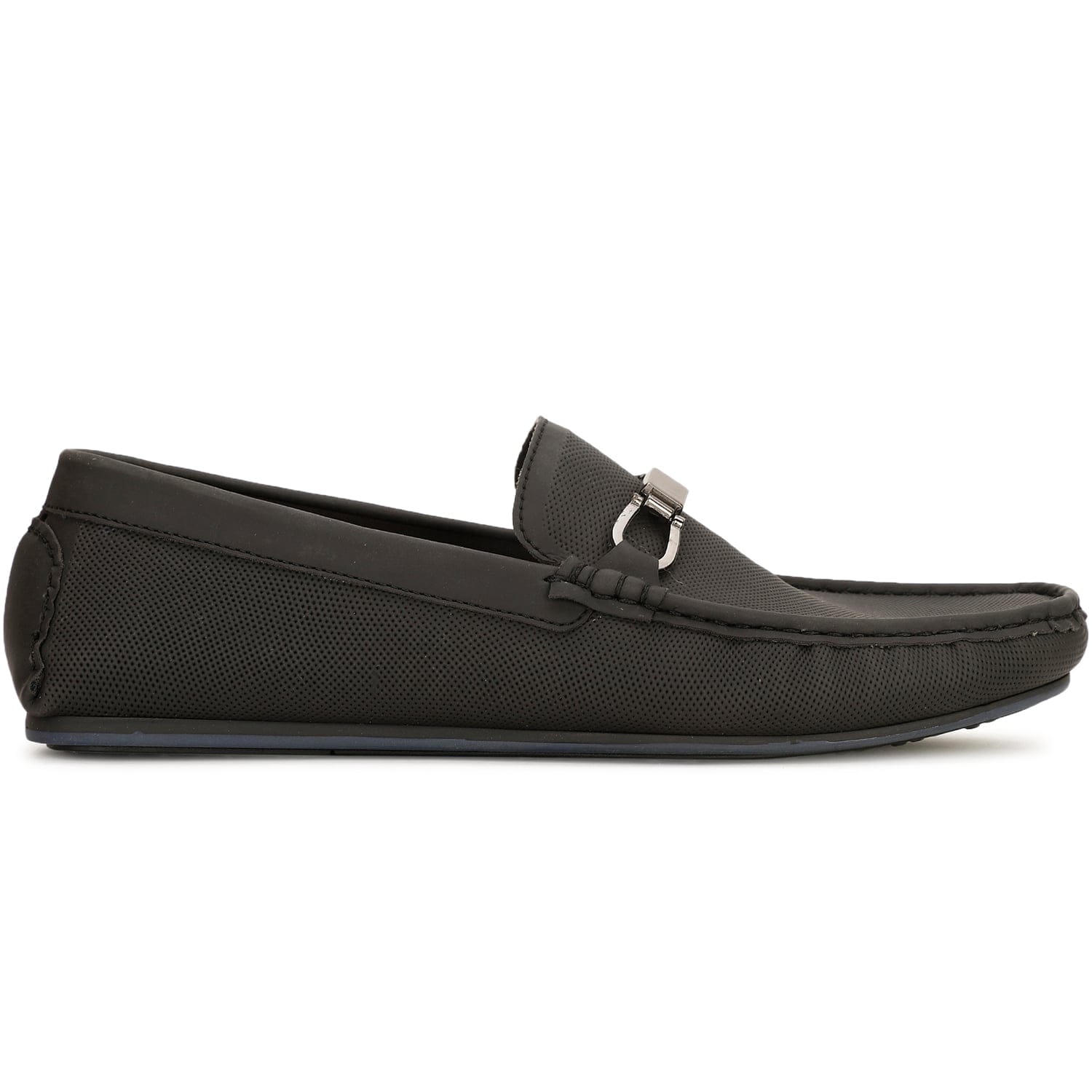 Red Label Black Loafers For Men