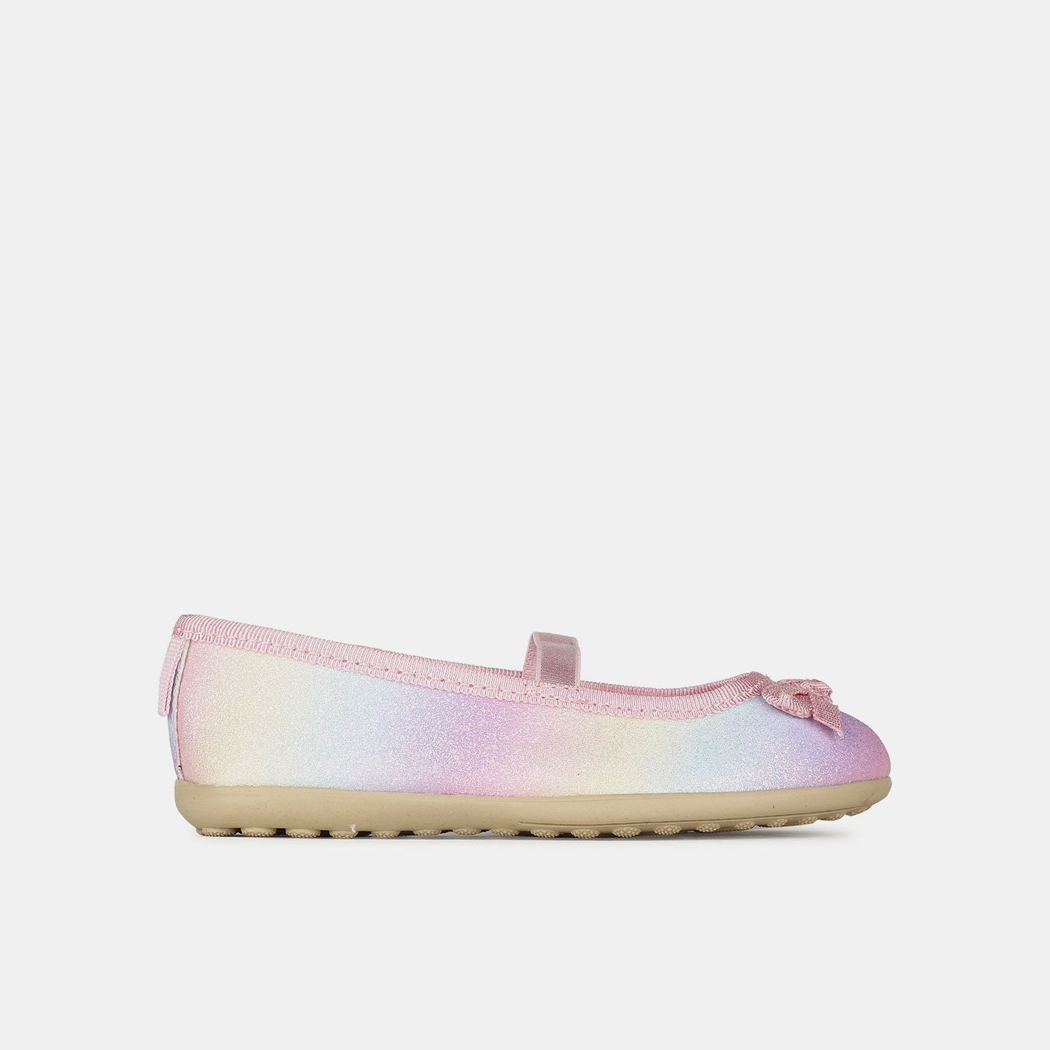 Bubblegummers yellow ballerina flats for kids