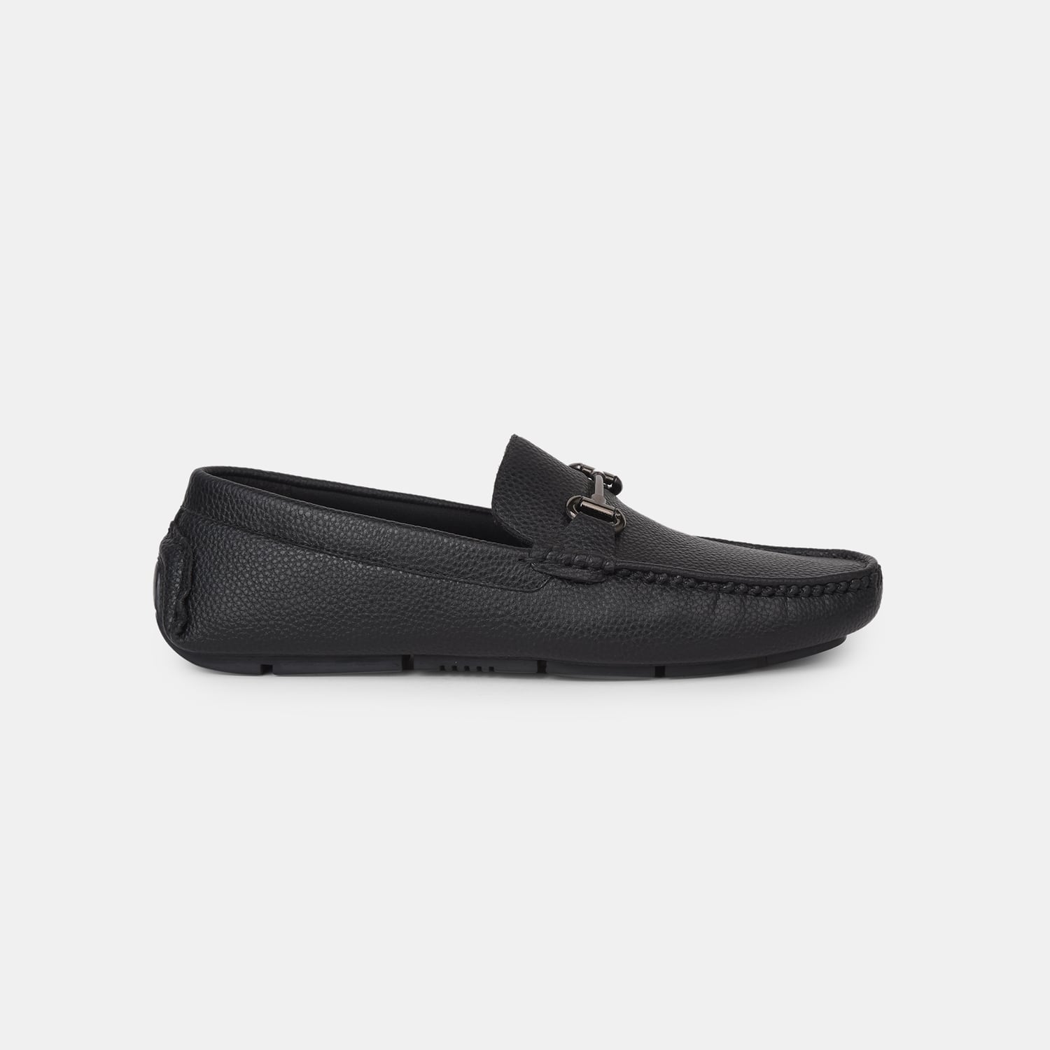 Red Label Black Loafers For Men