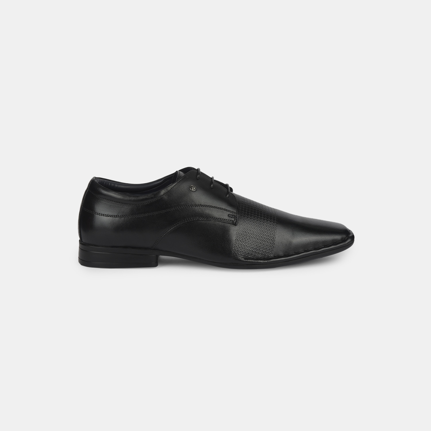 Bata Black Formal Lace-Up Shoes For Men