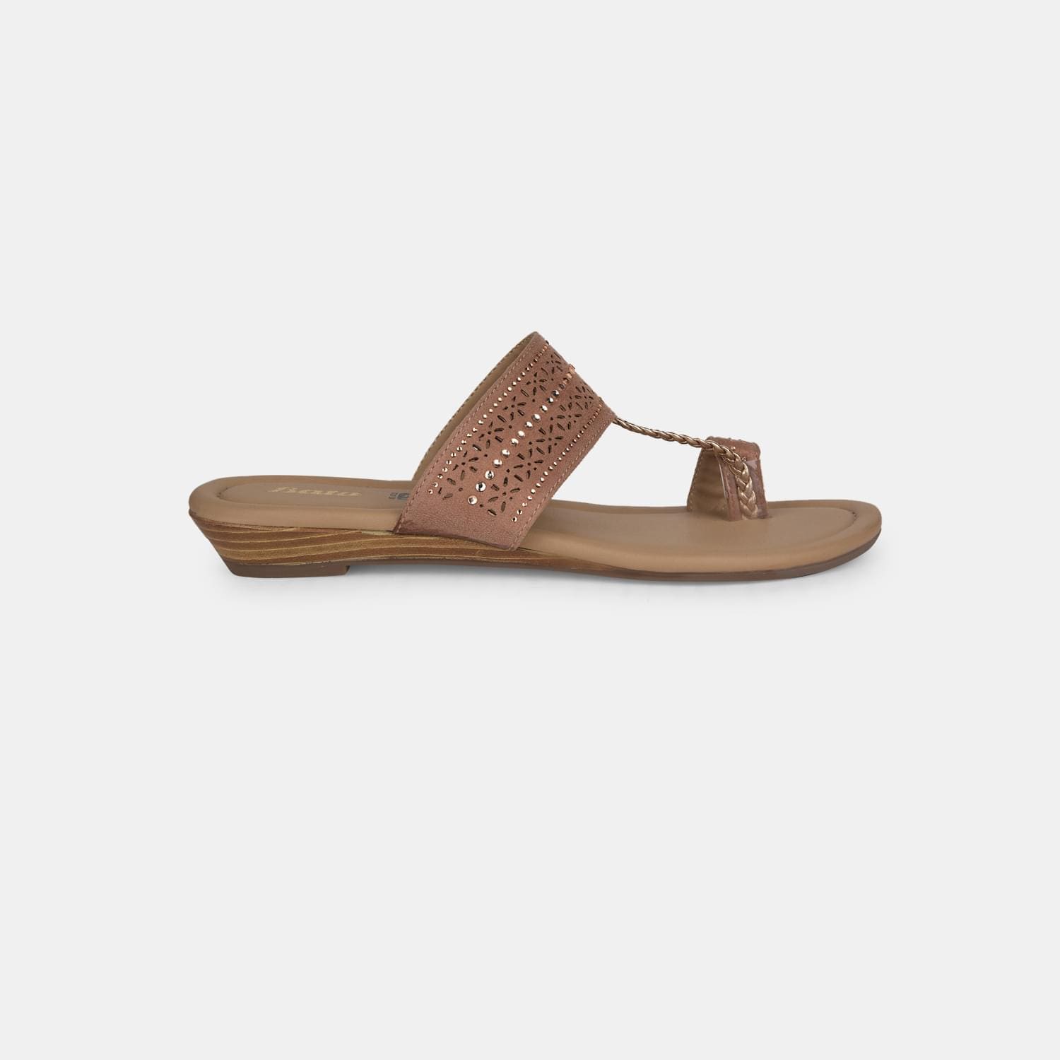 Bata Pink Flat Toe-ring for Women