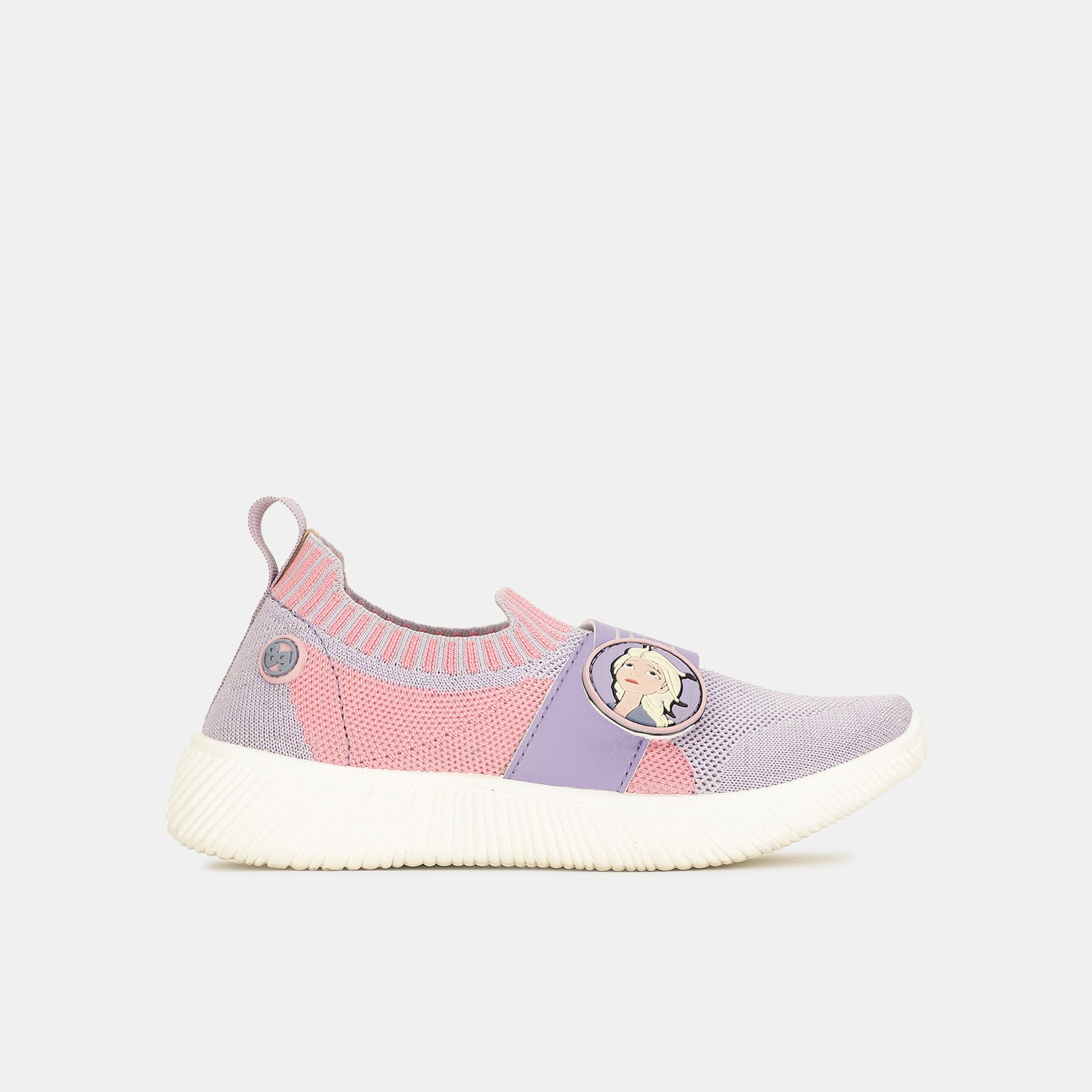 Disney pink textile casual slip-on shoes for kids