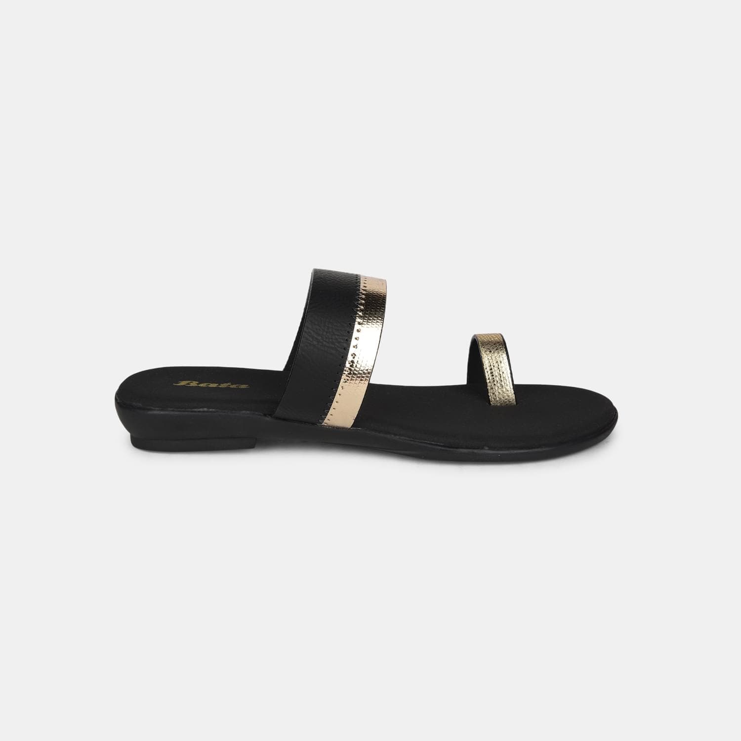 Bata Black Toe Ring For Women