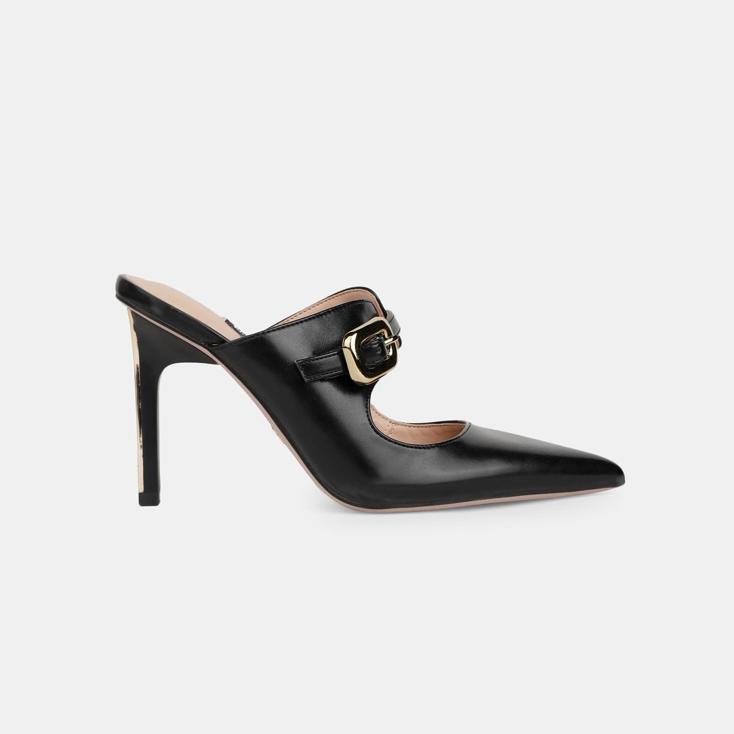 NINE WEST BLACK MULE FOR WOMEN